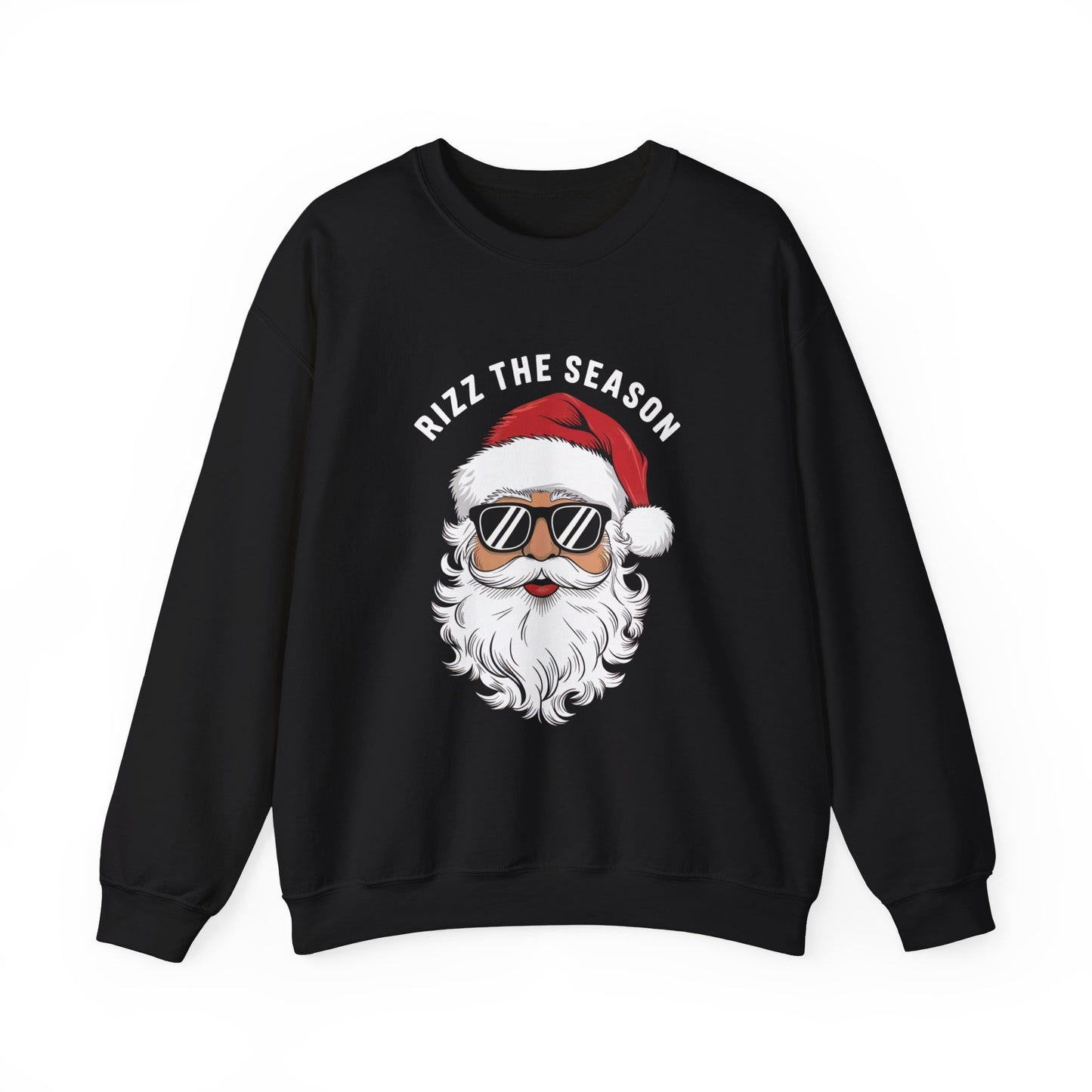 Rizz the Season Sweatshirt - Funny Cool Santa Christmas Design - Goateez Style