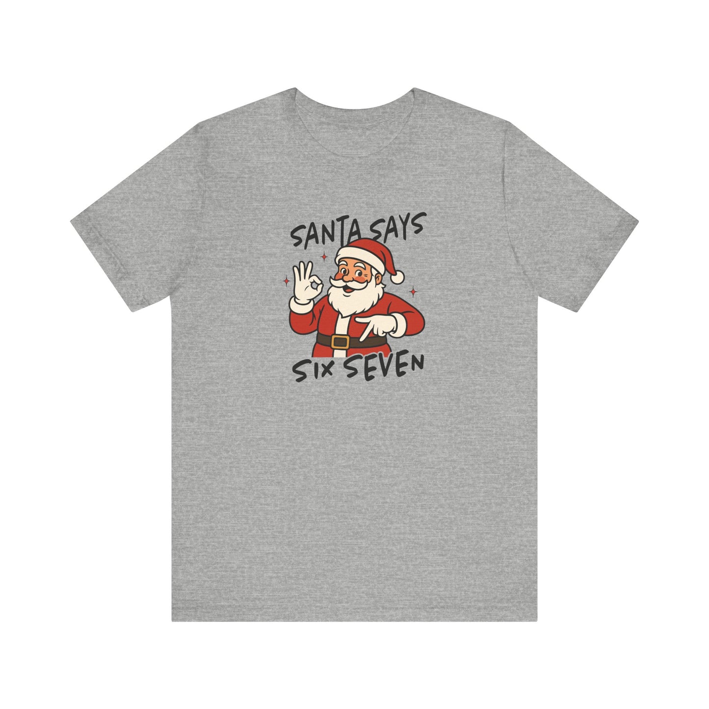 Santa Six Seven Shirt - Funny Meme Christmas Tee