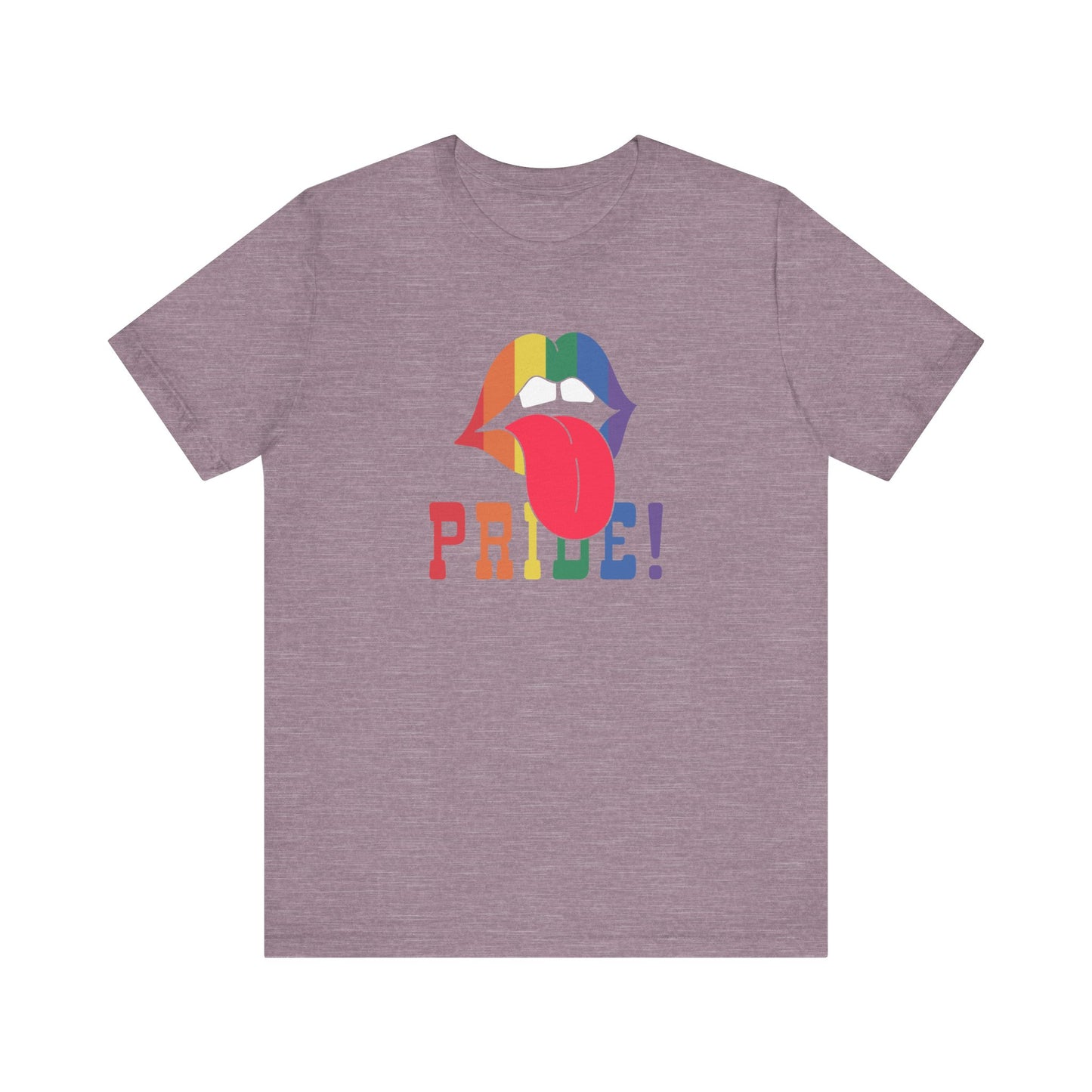 Retro Rainbow Lips Pride Shirt - Bold LGBTQ Graphic Tee