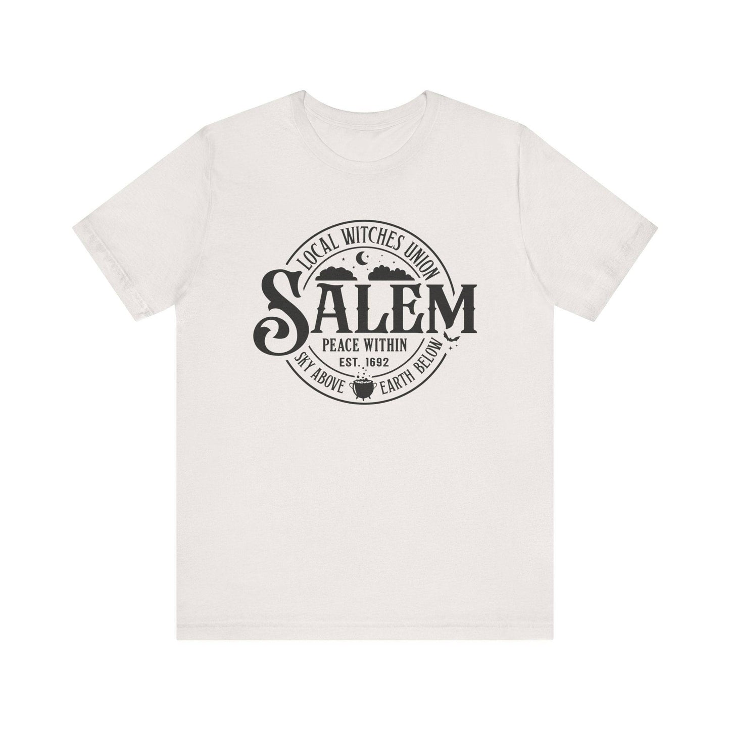 Salem Local Witches Union Humorous Halloween Graphic T-Shirt - Goateez Style