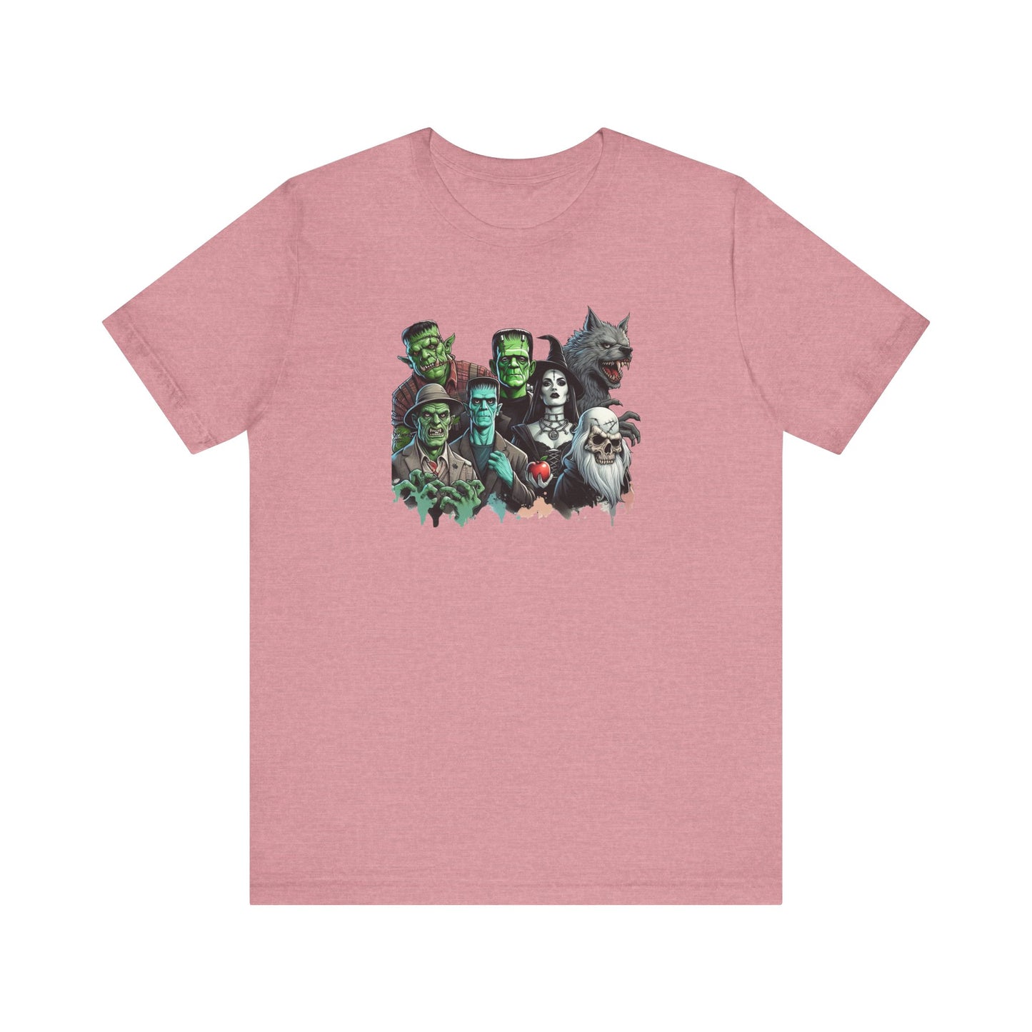 Halloween Monster Mash T-Shirt - Spooky Classic Monsters Design - Goateez Style