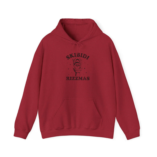 Skibidi Rizzmas Hoodie - Funny Santa Skibidi Meme Sweatshirt - Goateez Style