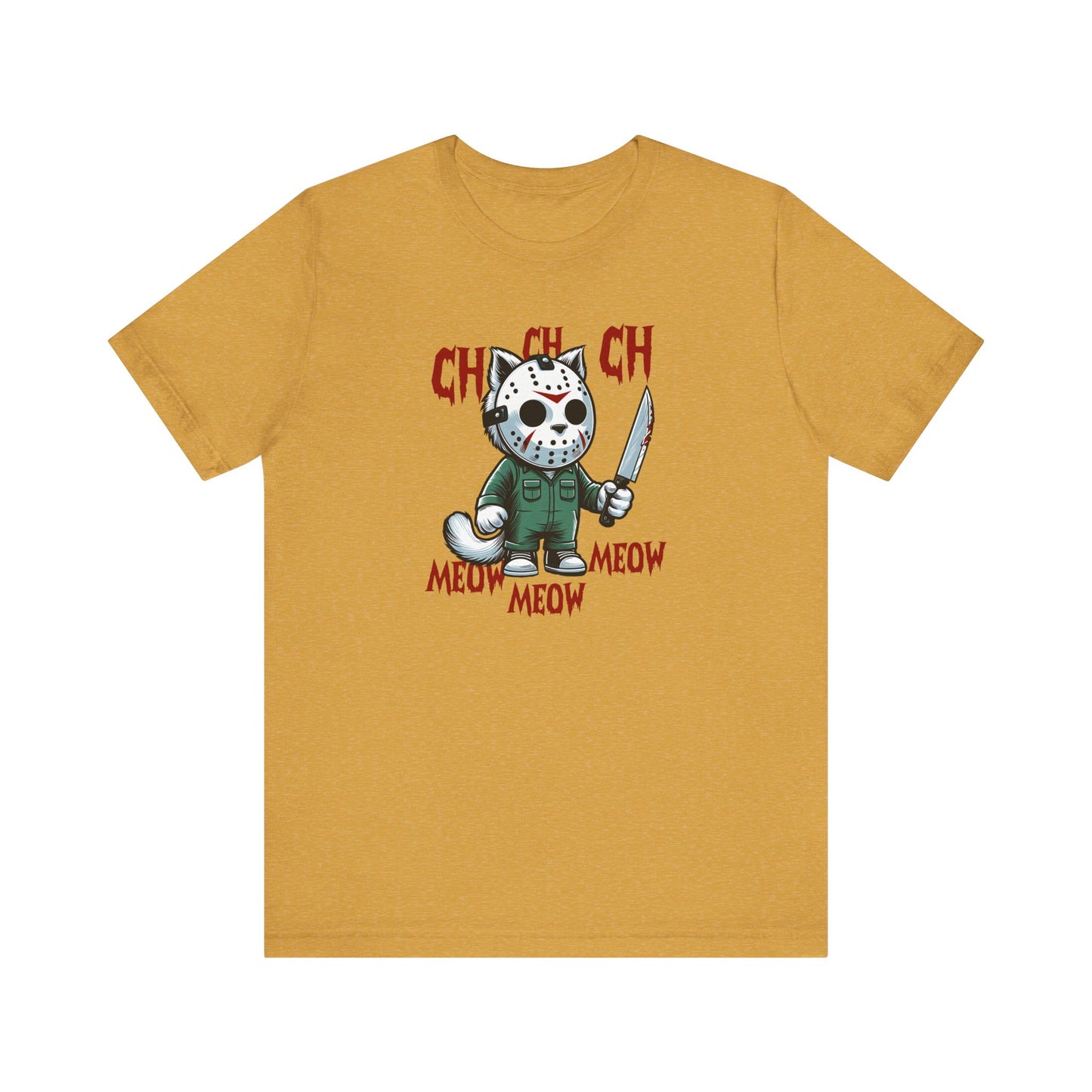 Friday the 13th Cat Parody Halloween T-Shirt - Goateez Style