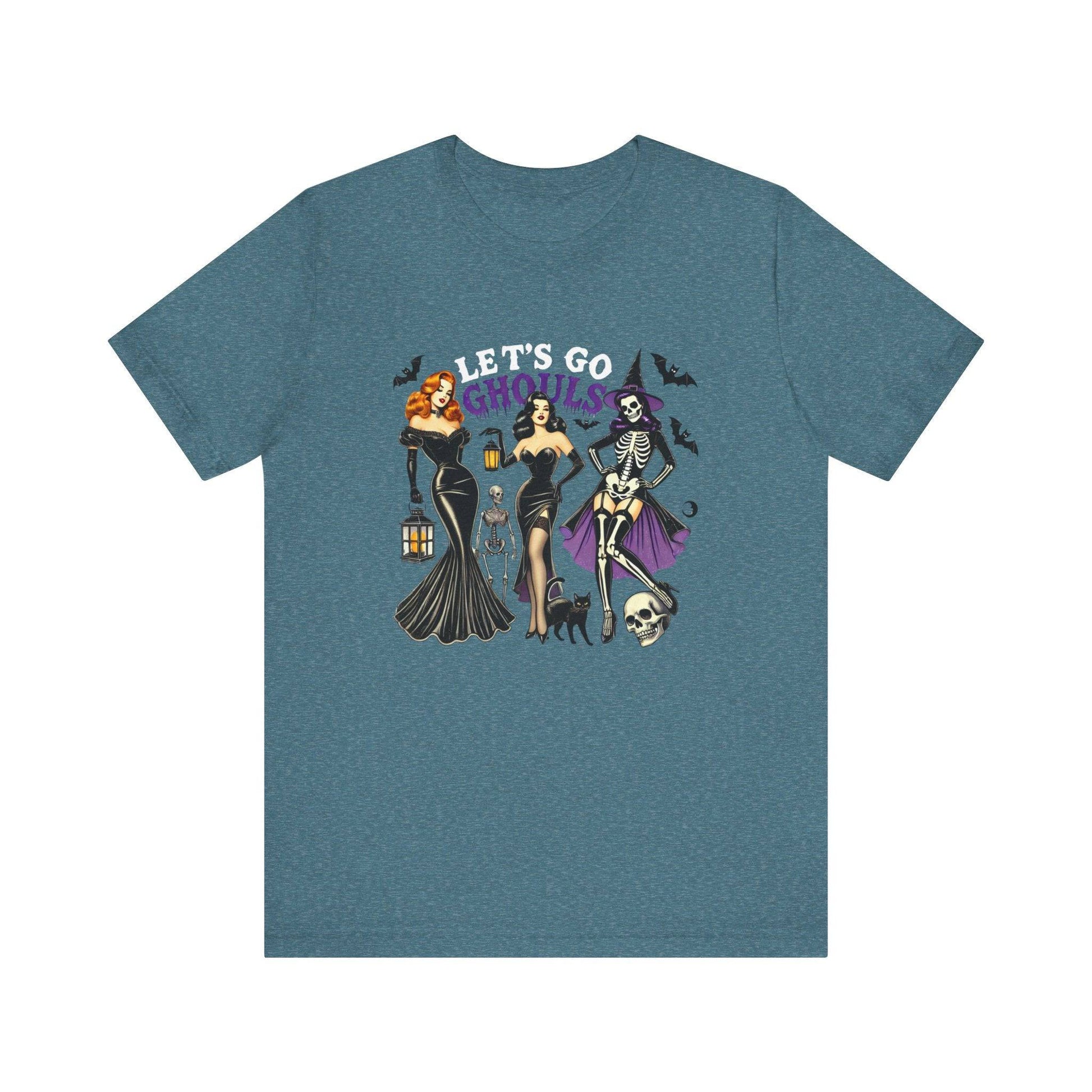 Let's Go Ghouls Halloween T-Shirt - Goateez Style