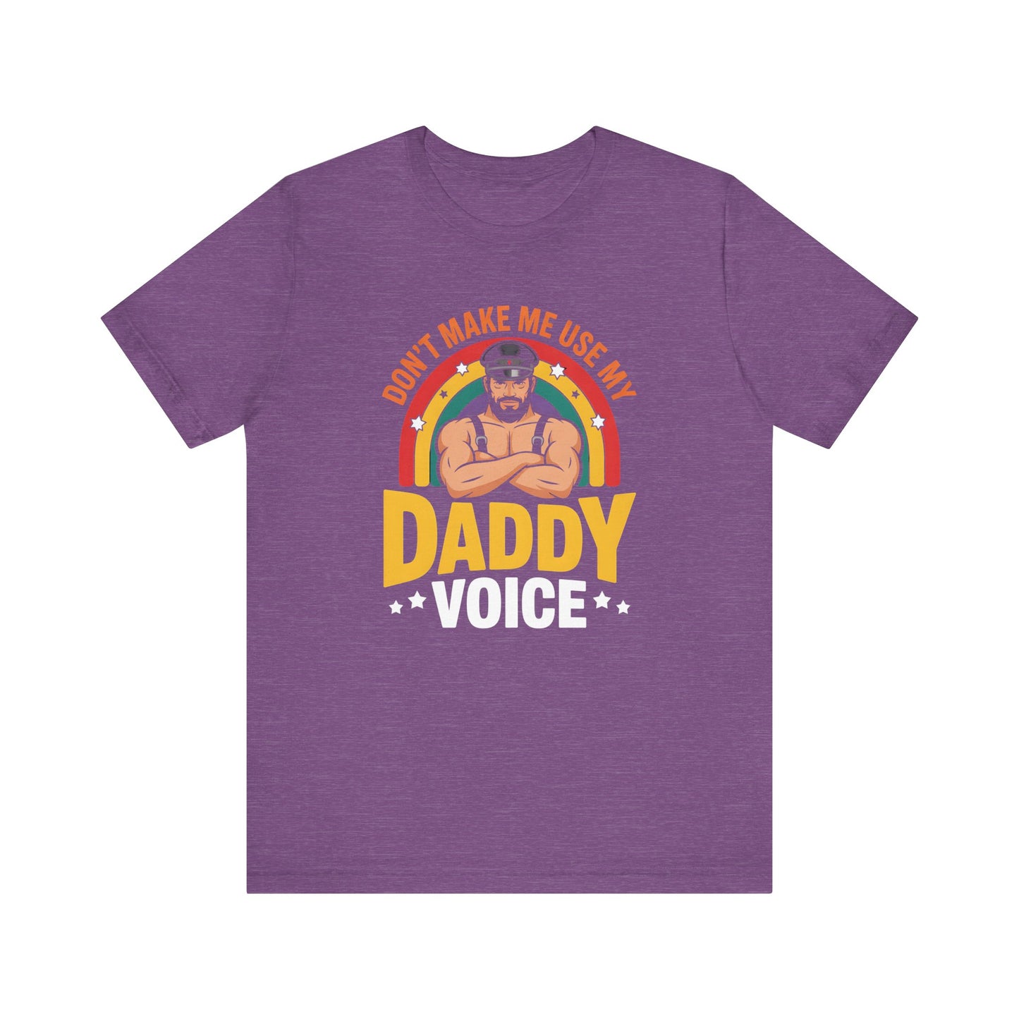 Daddy Voice Shirt - Funny LGBTQ Pride Rainbow Tee - Goateez Style