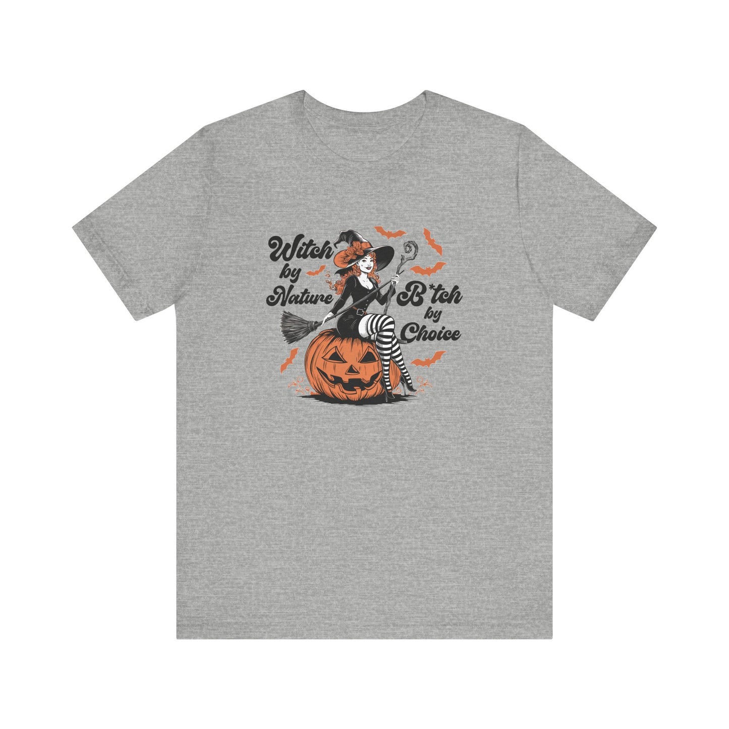 Witch by Nature Shirt, Funny Halloween Witch Pin-Up Tee