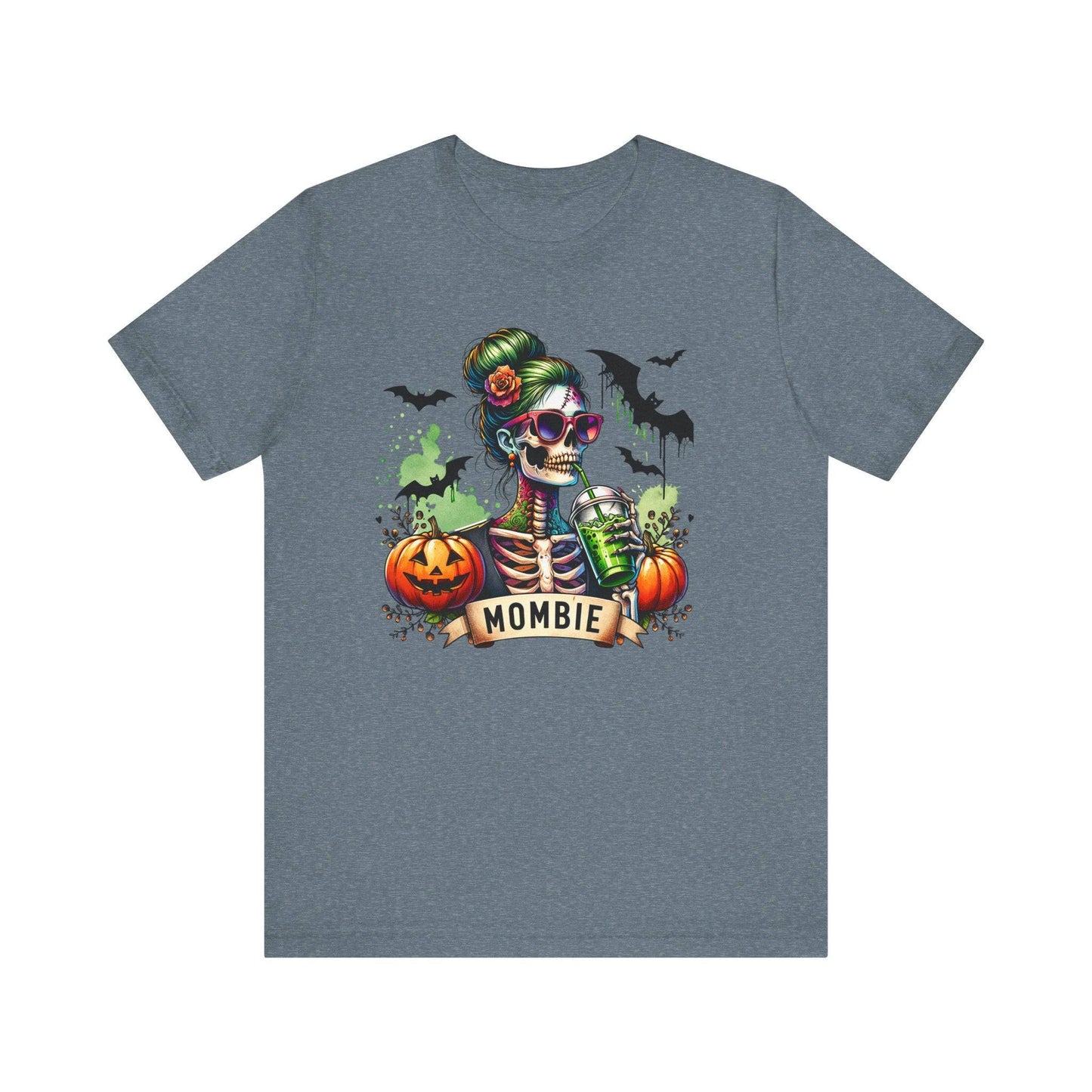 Mombie Halloween T-Shirt - Funny Skeleton Mom Design - Goateez Style