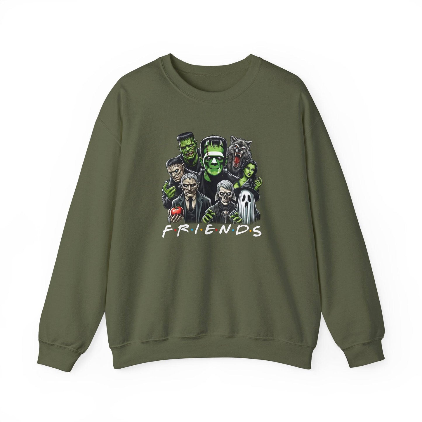 Monster Halloween Sweatshirt - Friends TV Show Inspired Design - Goateez Style