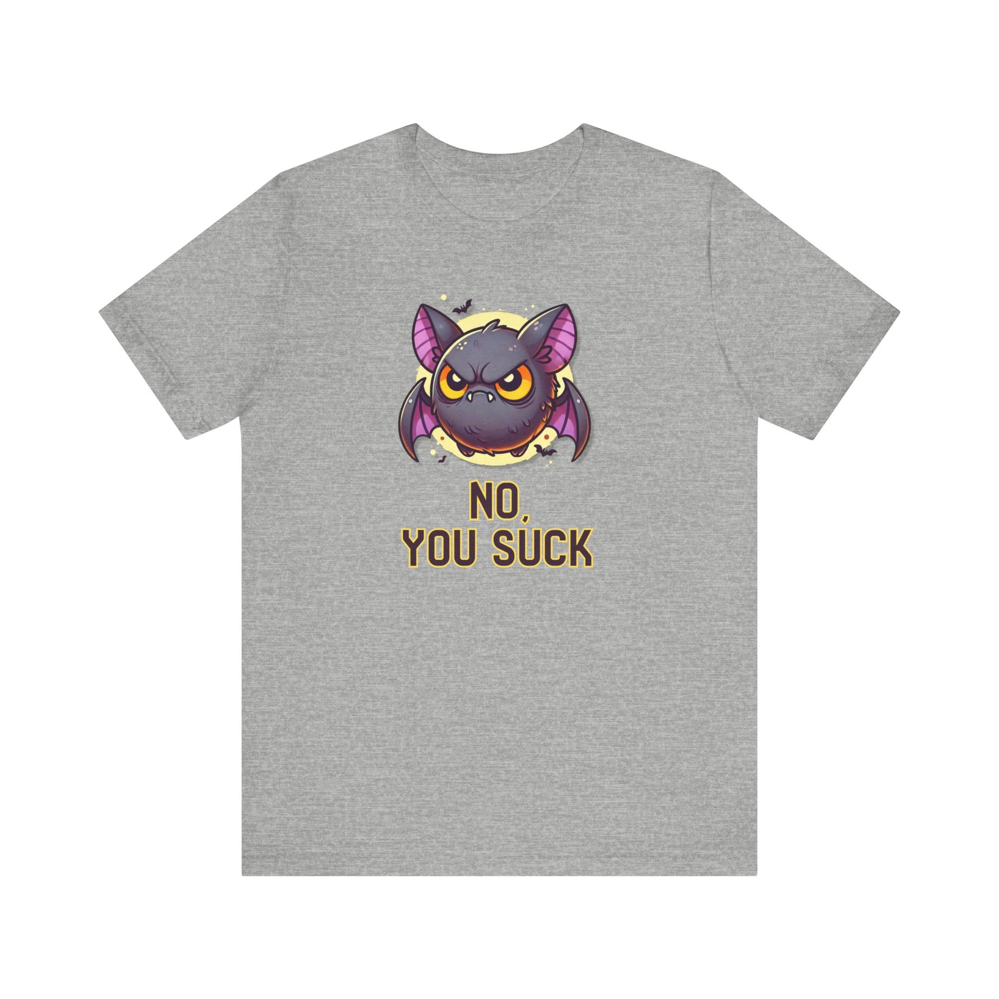 No, You Suck Halloween T-Shirt - Funny Bat Innuendo Tee - Goateez Style