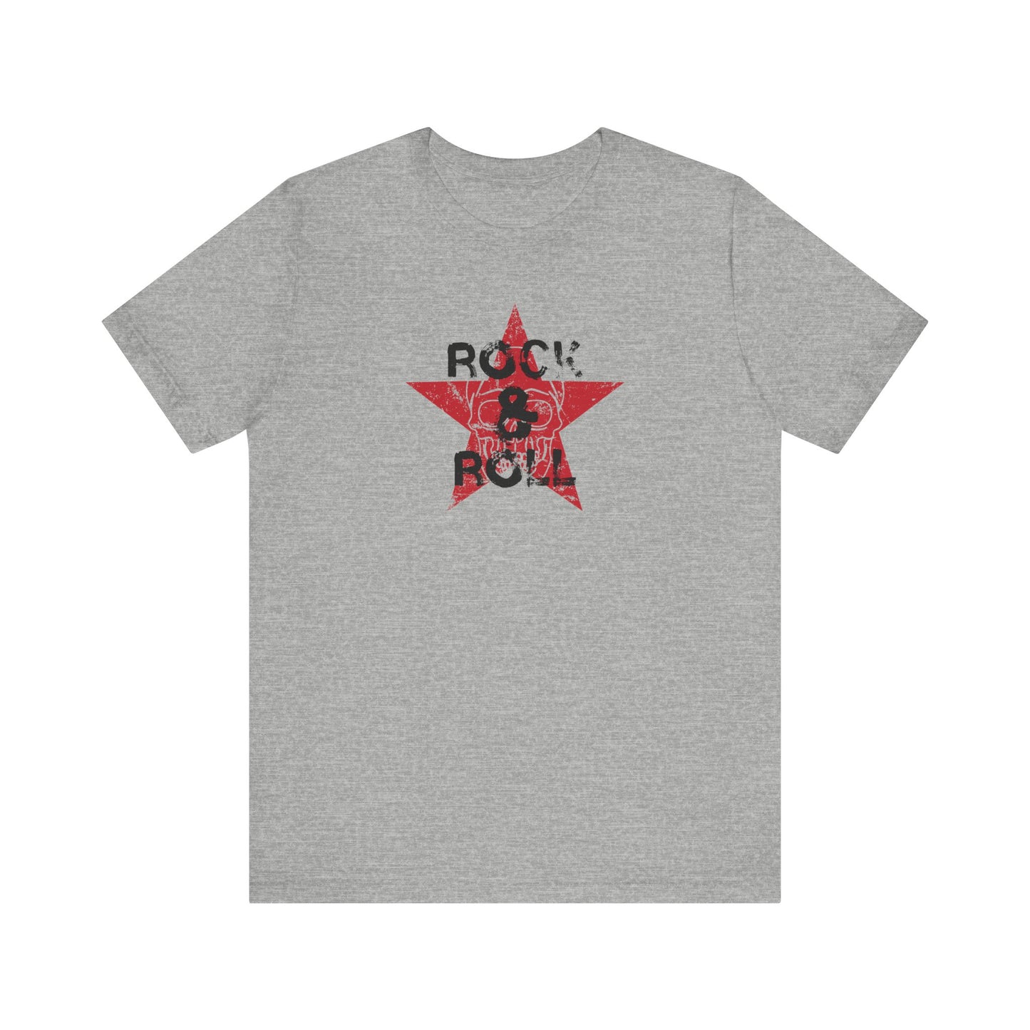 Rock & Roll Skull Star - Vintage Music T-Shirt - Goateez Style