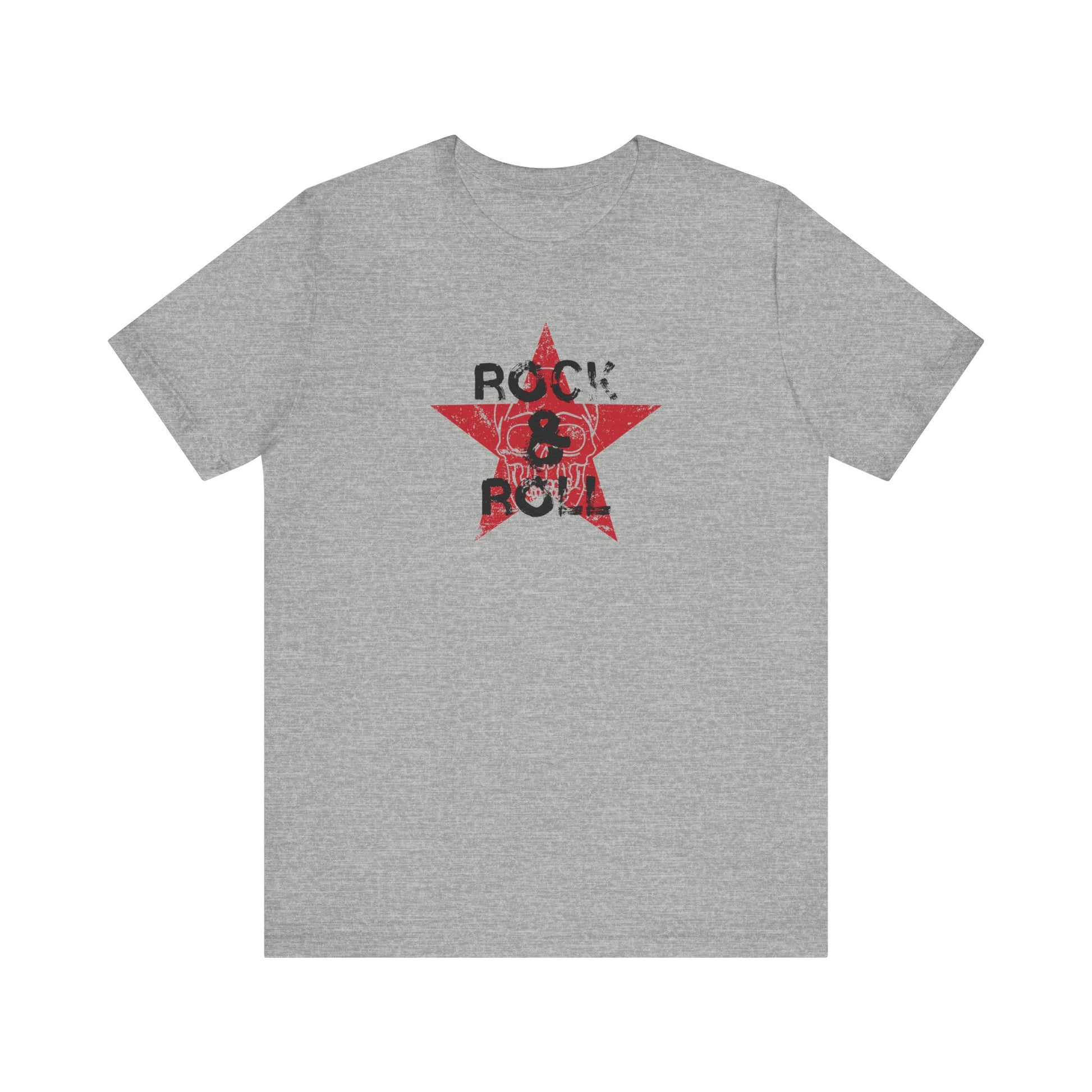 Rock & Roll Skull Star - Vintage Music T-Shirt - Goateez Style