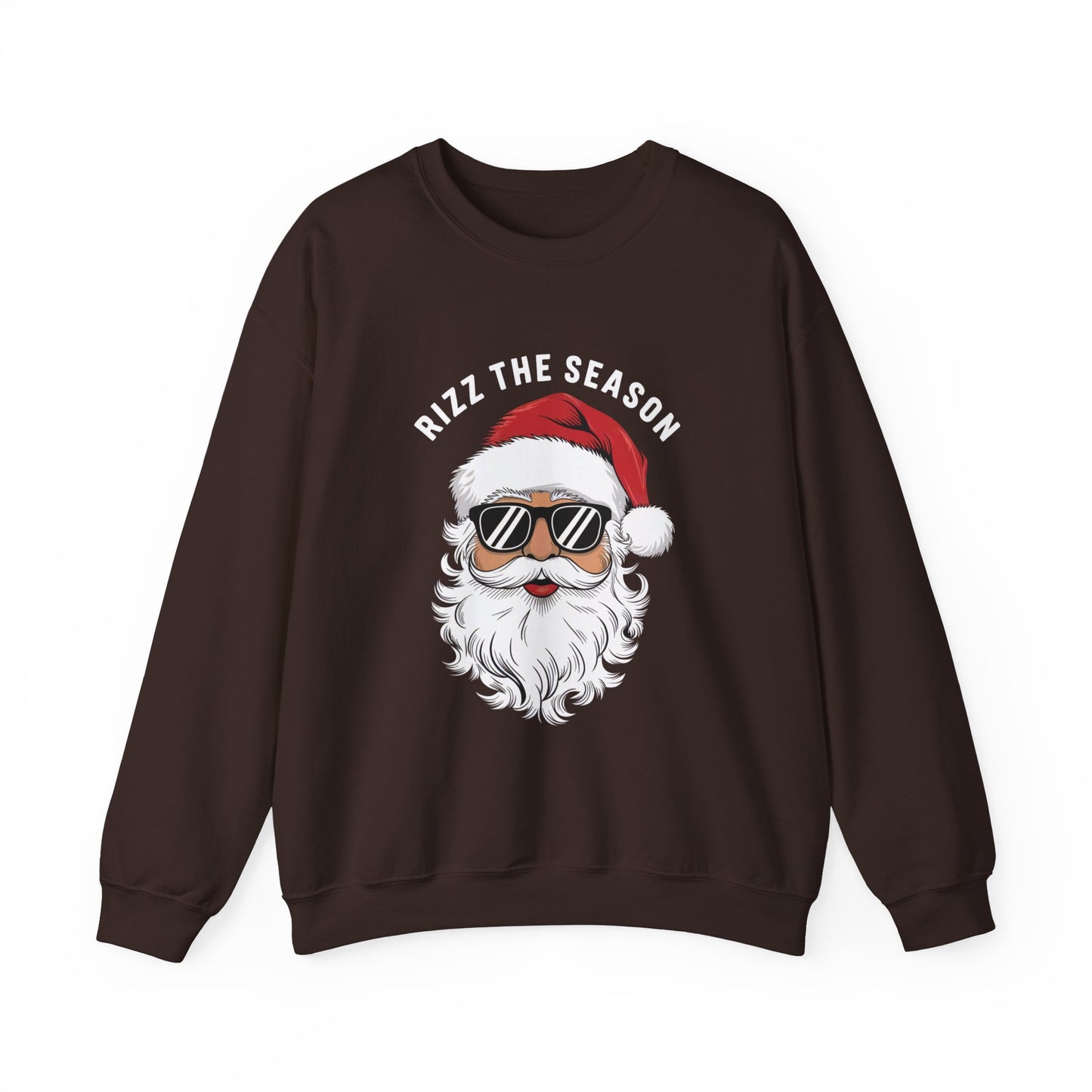 Rizz the Season Sweatshirt - Funny Cool Santa Christmas Design - Goateez Style
