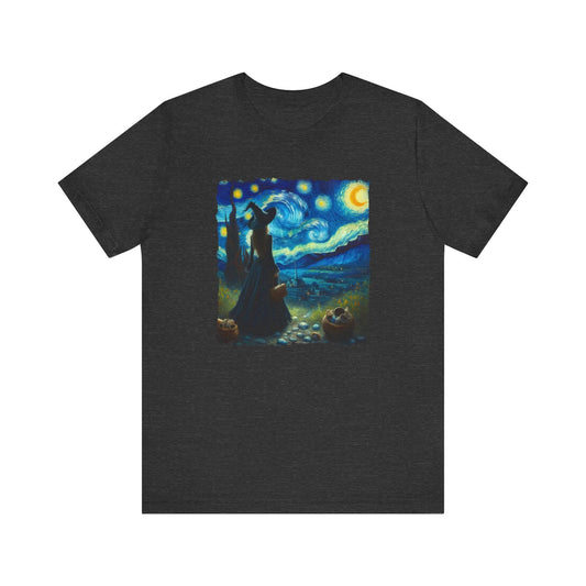 Witch Starry Night Parody T-Shirt - Goateez Style