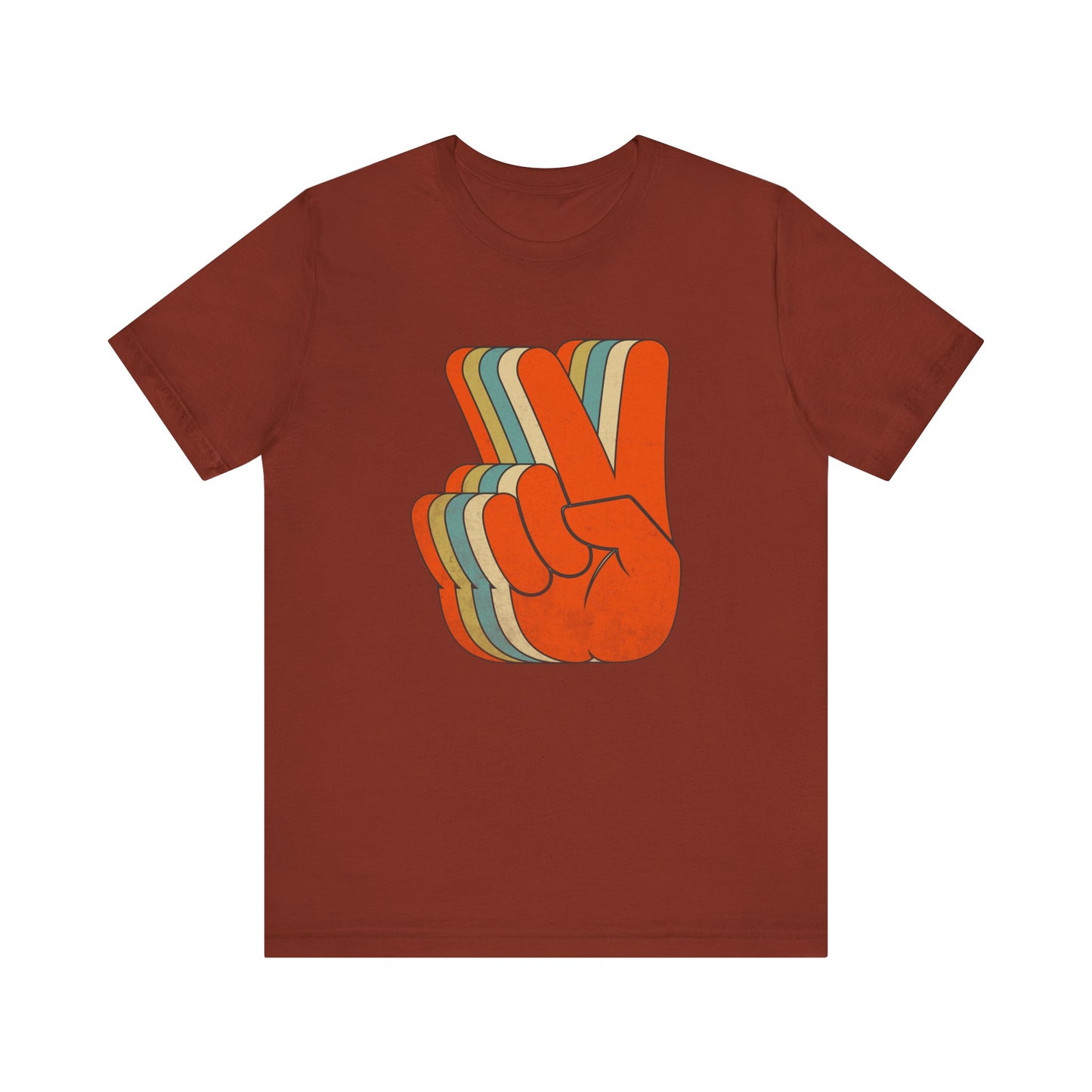 Retro Peace Sign T-Shirt - Vintage 60's & 70's Hippie Vibes