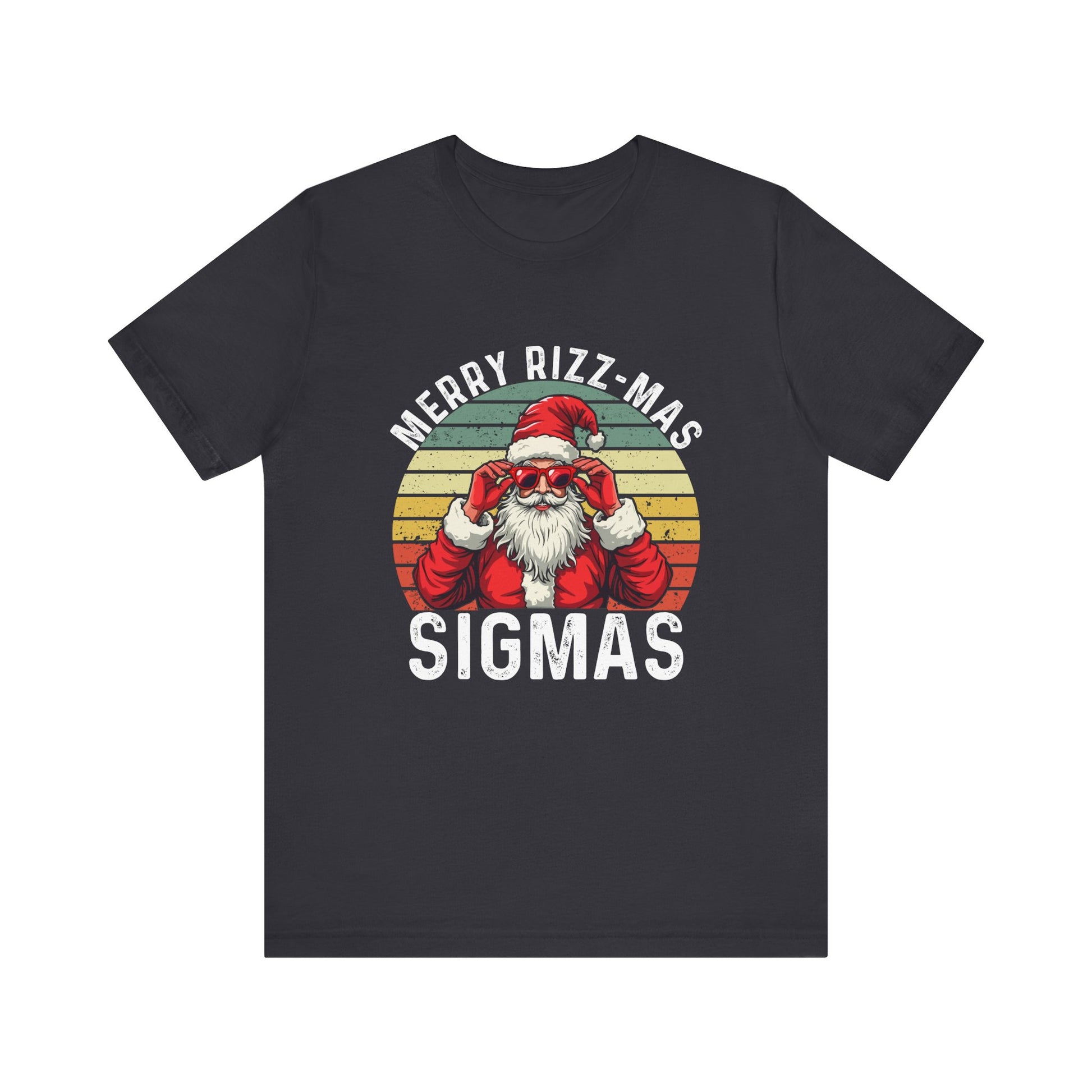 Merry-Rizzmas Sigmas Santa T-Shirt - Christmas Fun! - Goateez Style