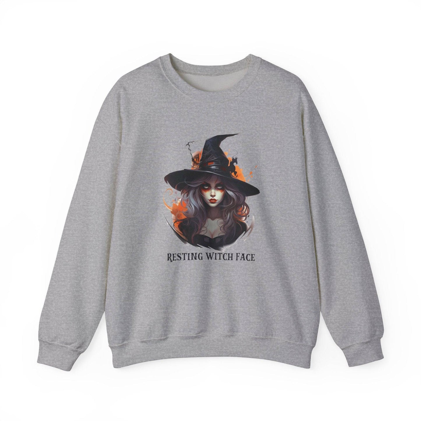 Resting Witch Face Sweatshirt - Fun Halloween Design - Goateez Style