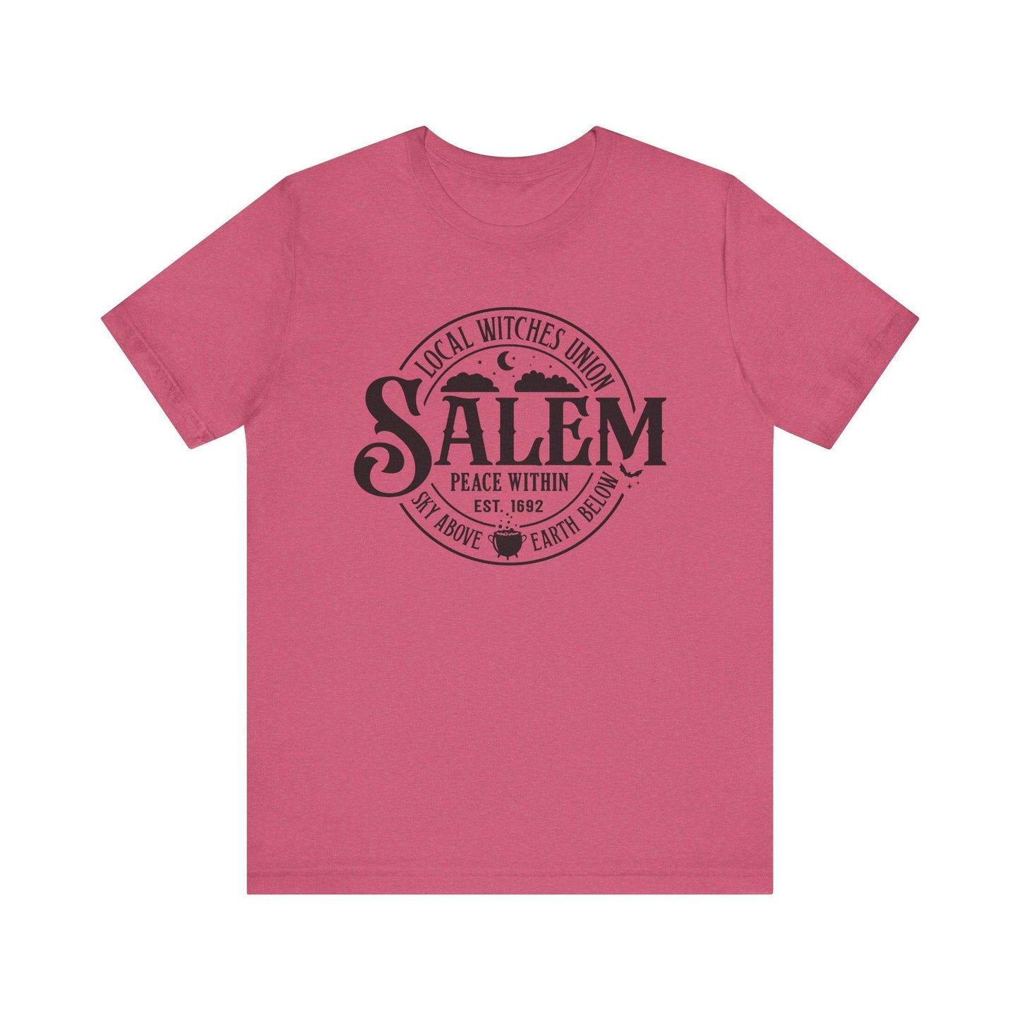 Salem Local Witches Union Humorous Halloween Graphic T-Shirt - Goateez Style