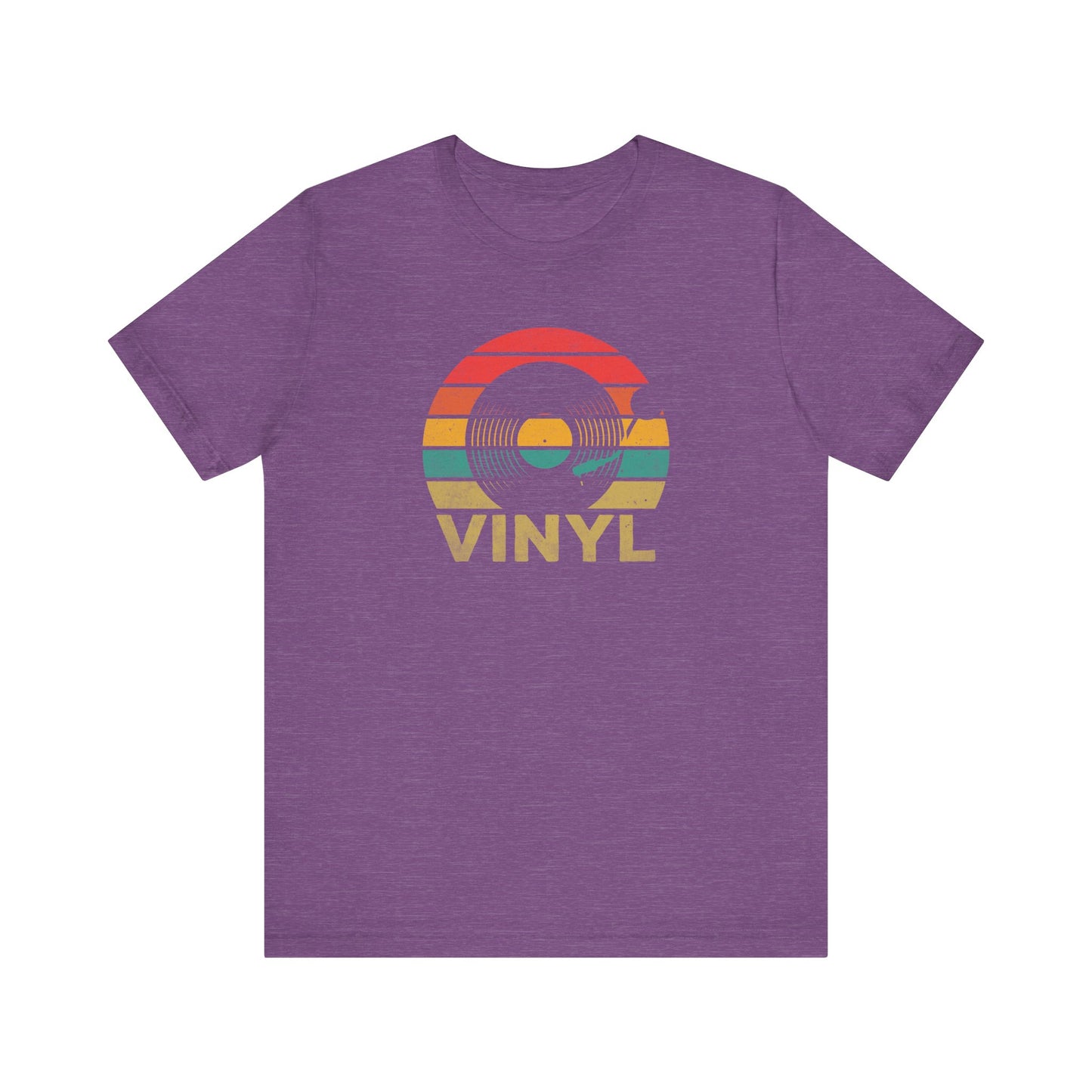 Retro Vinyl Record T-Shirt - Vintage Music Lover Tee