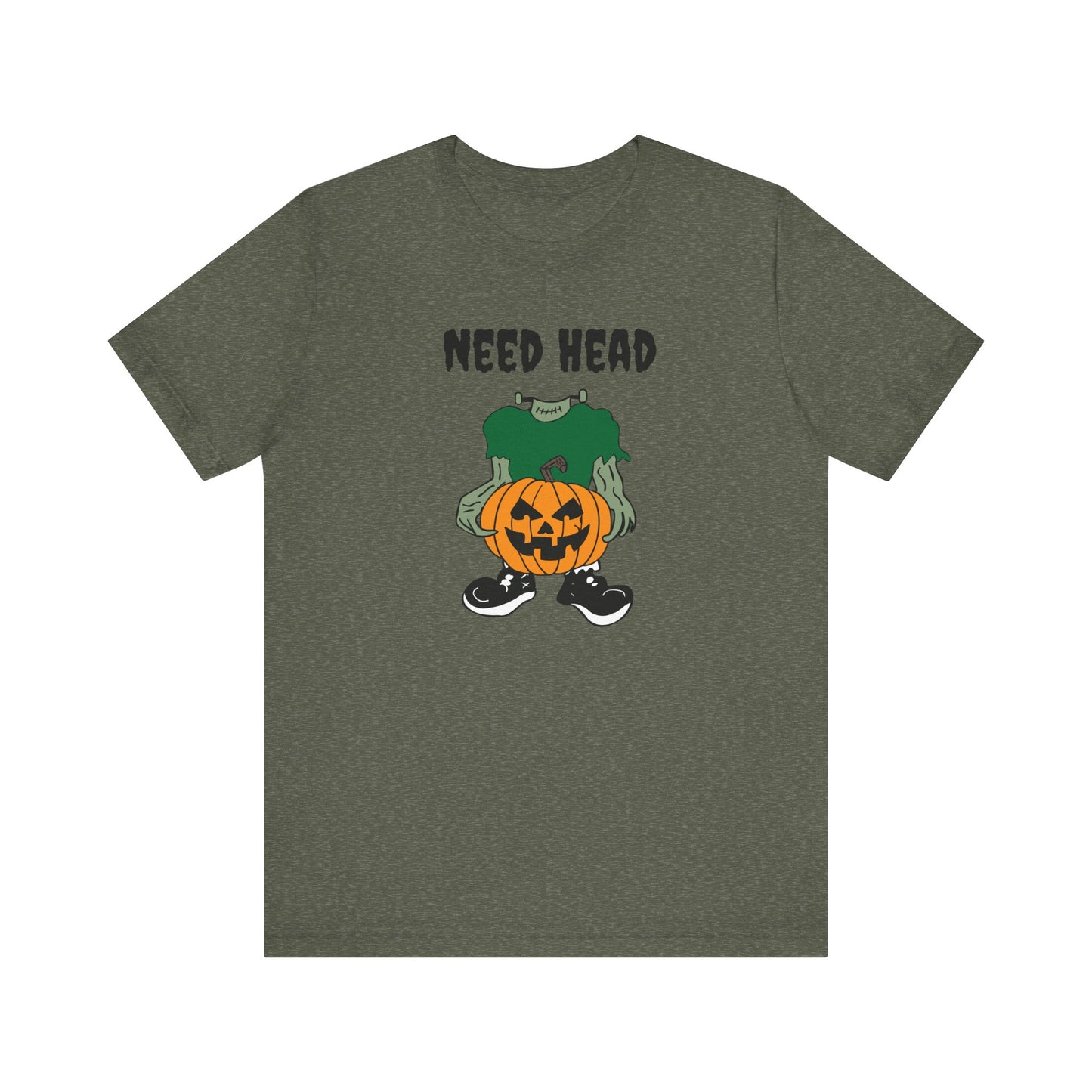 Need Head Funny Halloween T-Shirt - Adult Humor, Sexy Halloween Innuendo Tee - Goateez Style