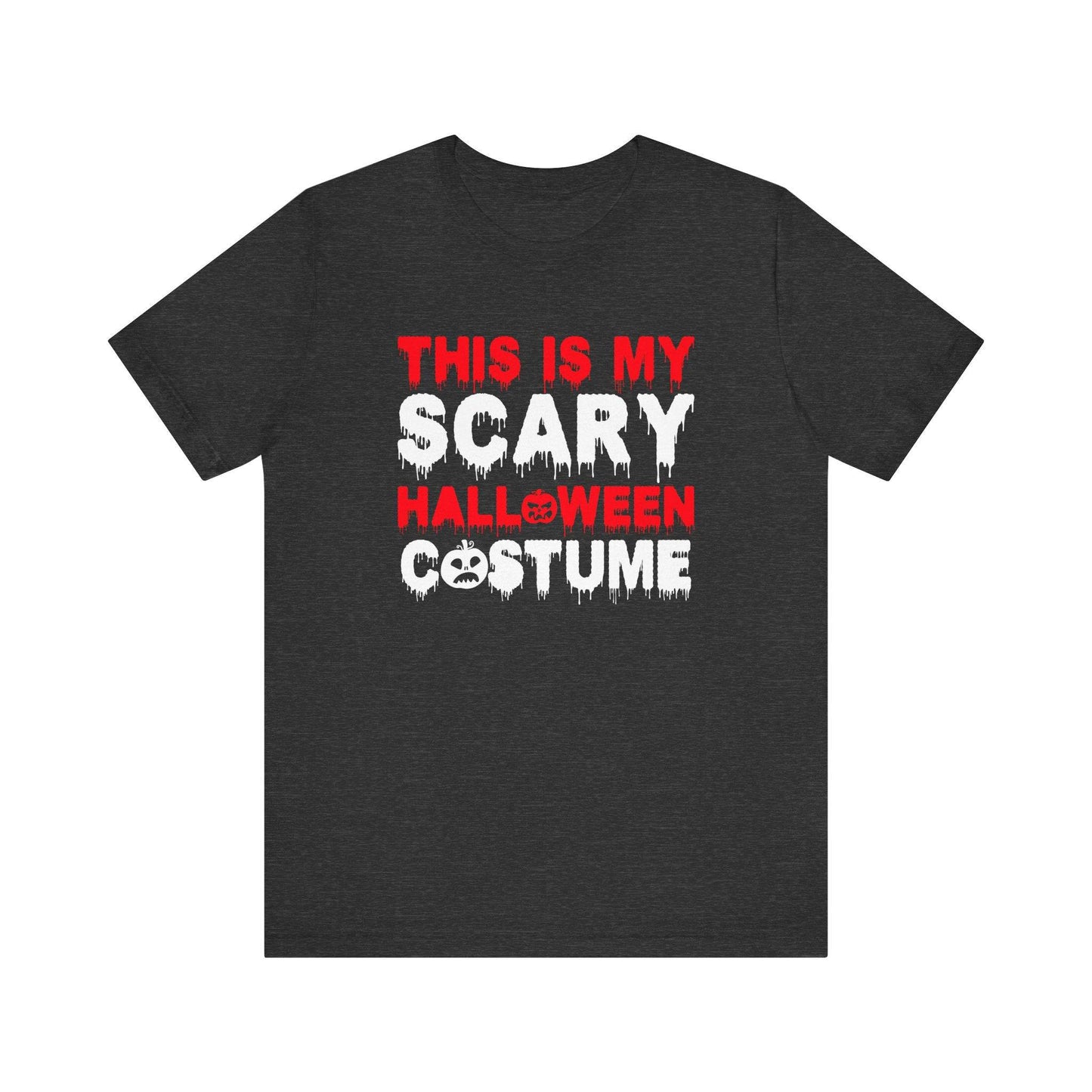 This Is My Scary Halloween Costume T-Shirt - Funny Last-Minute Costume Design - Goateez Style