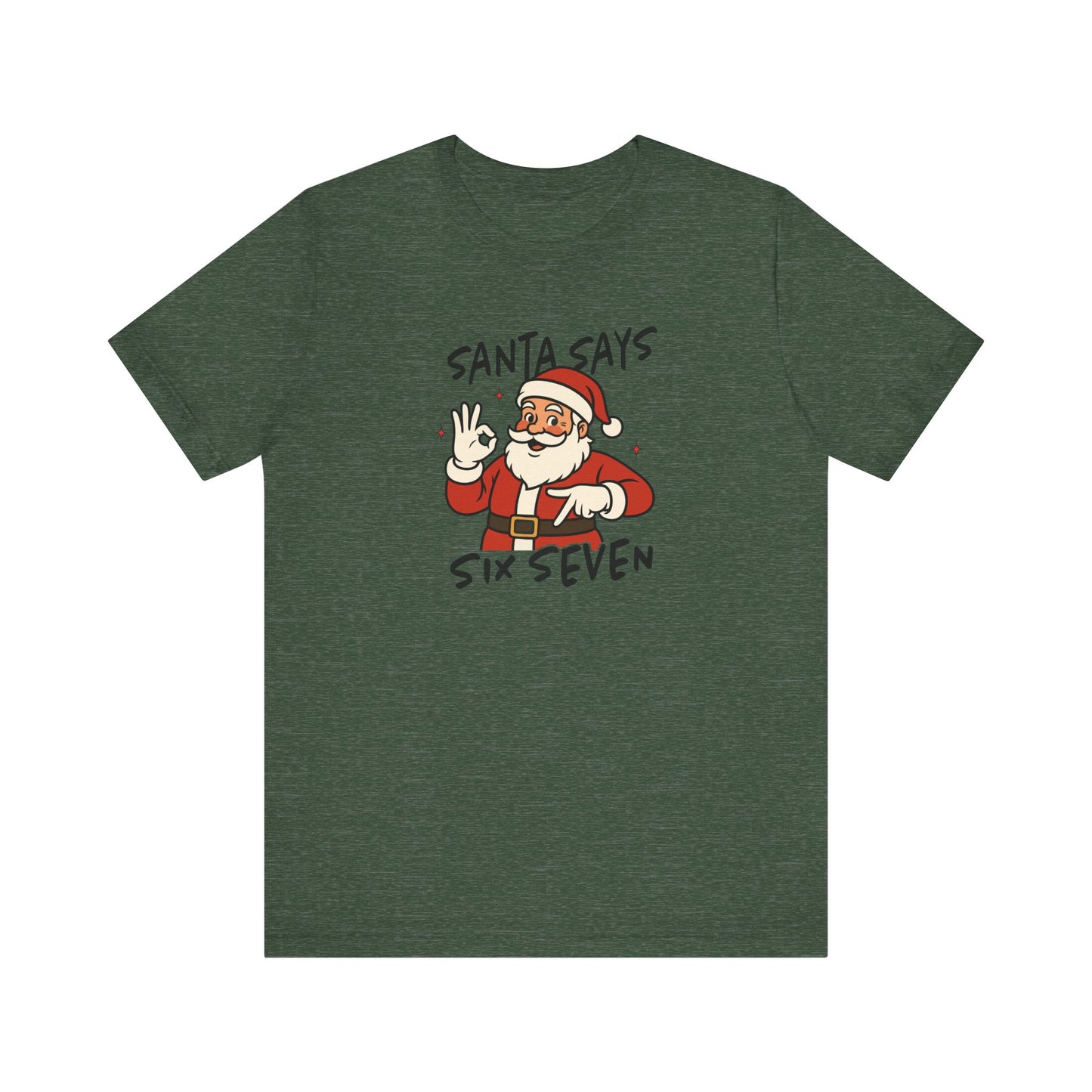 Santa Six Seven Shirt - Funny Meme Christmas Tee