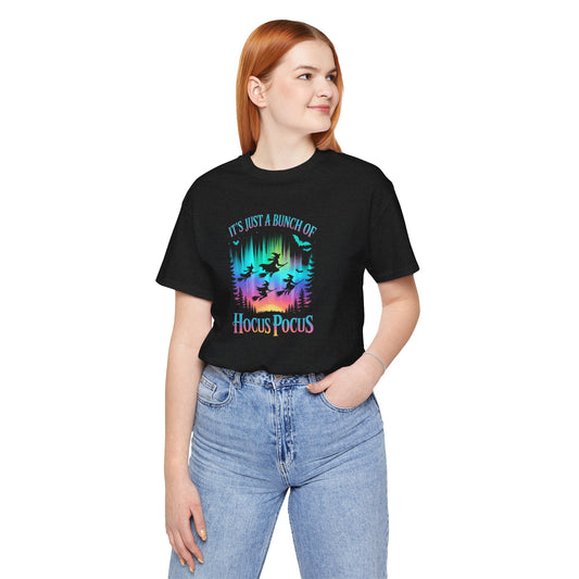 Hocus Pocus T-Shirt - Neon Witch Halloween Graphic Tee