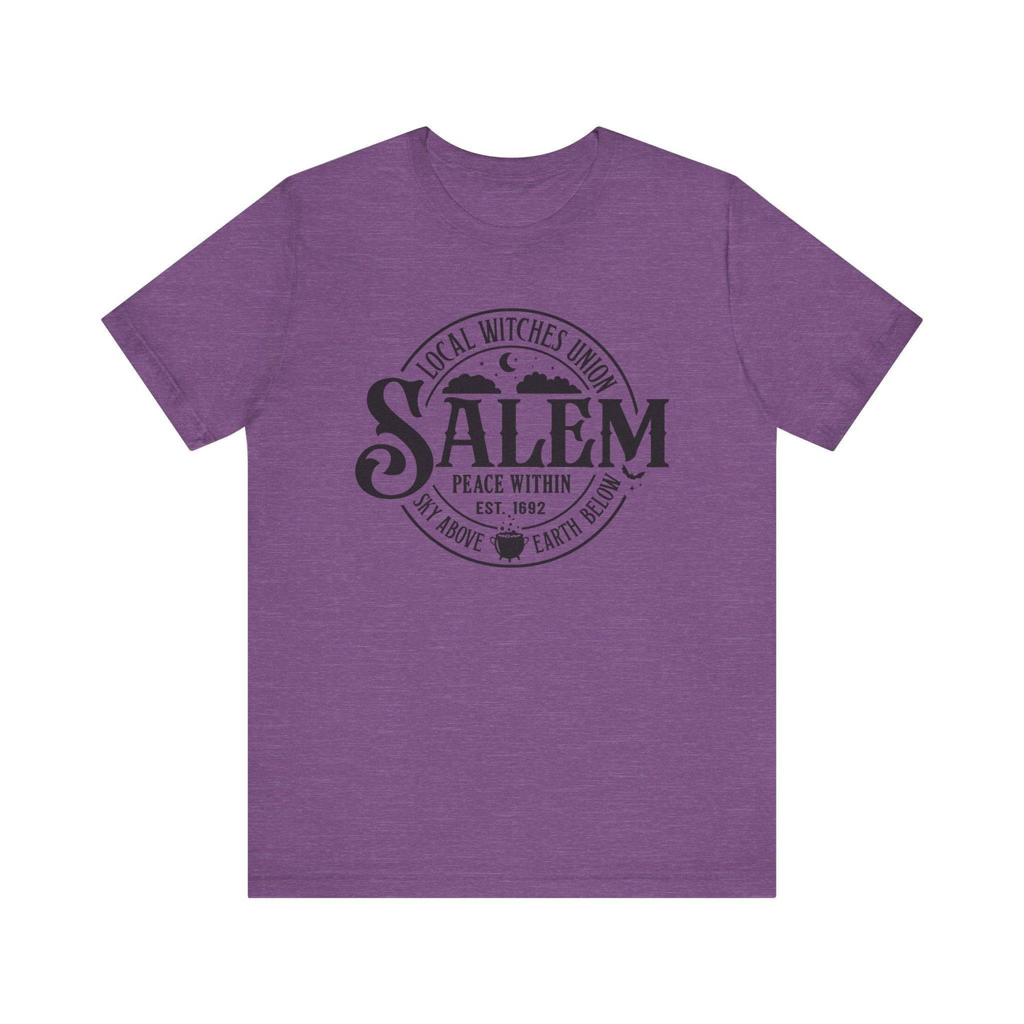 Salem Local Witches Union Humorous Halloween Graphic T-Shirt - Goateez Style