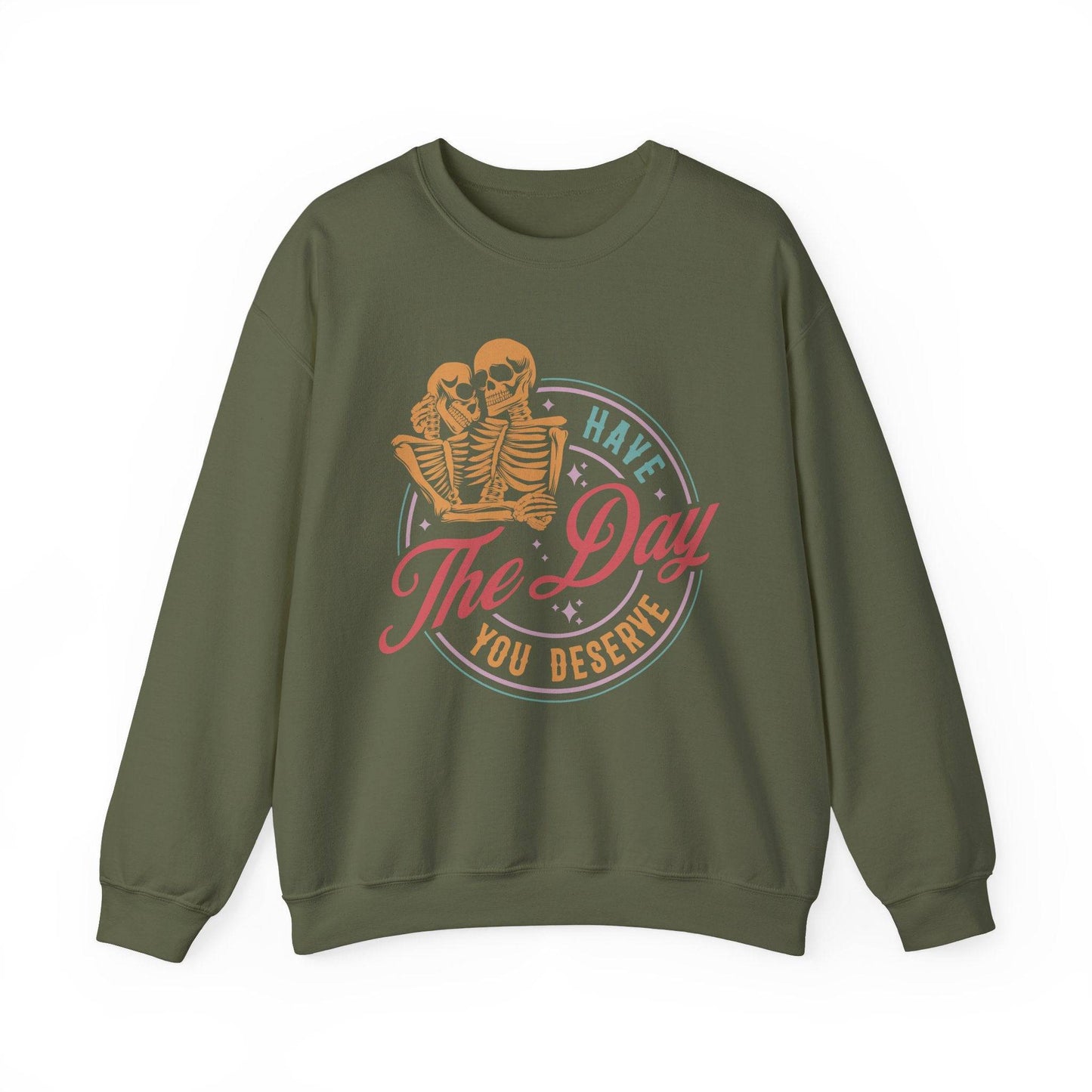 Stay Spooky Sweatshirt - Fun Halloween Smiley Design - Goateez Style
