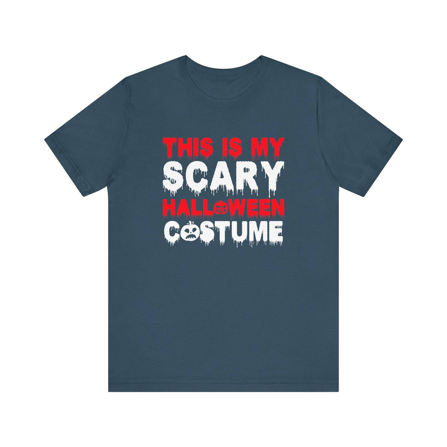 This Is My Scary Halloween Costume T-Shirt - Funny Last-Minute Costume Design - Goateez Style