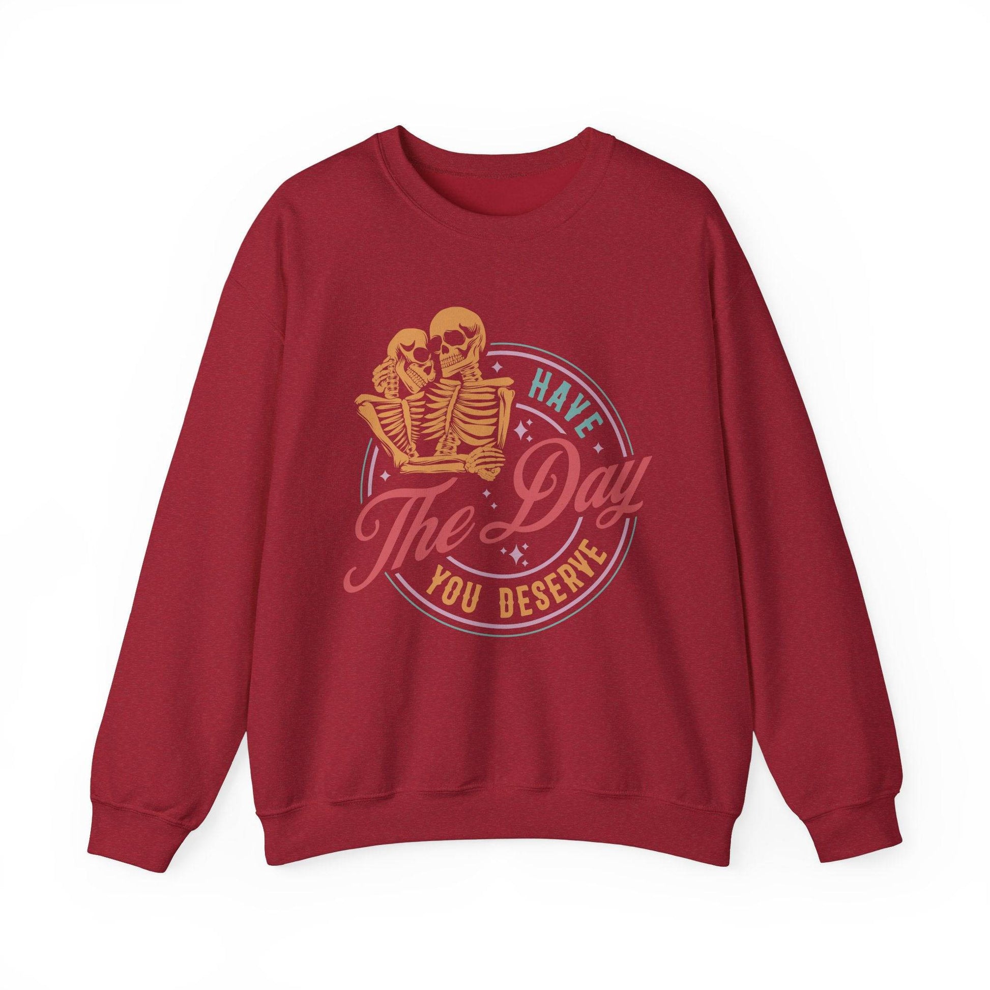 Stay Spooky Sweatshirt - Fun Halloween Smiley Design - Goateez Style