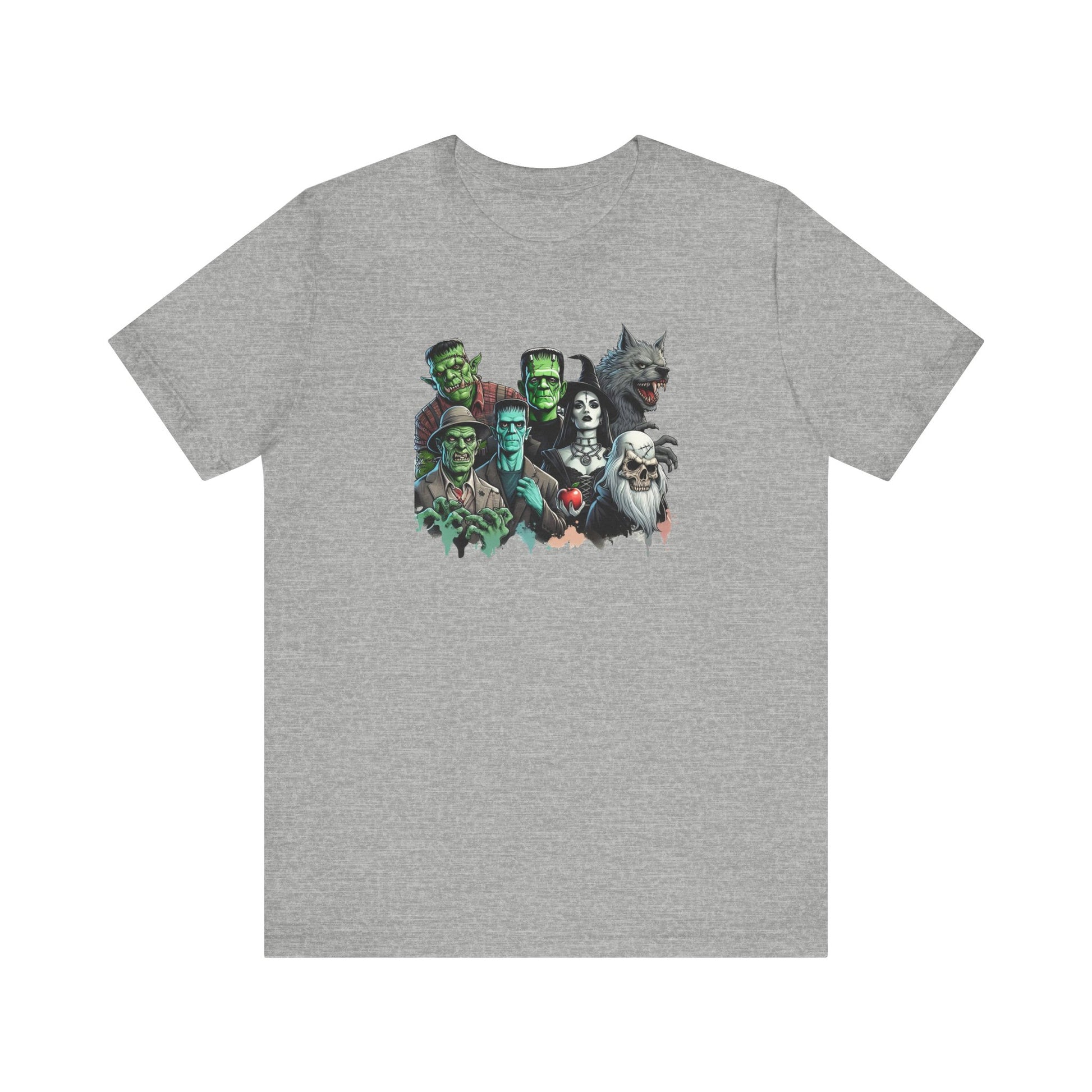 Halloween Monster Mash T-Shirt - Spooky Classic Monsters Design - Goateez Style