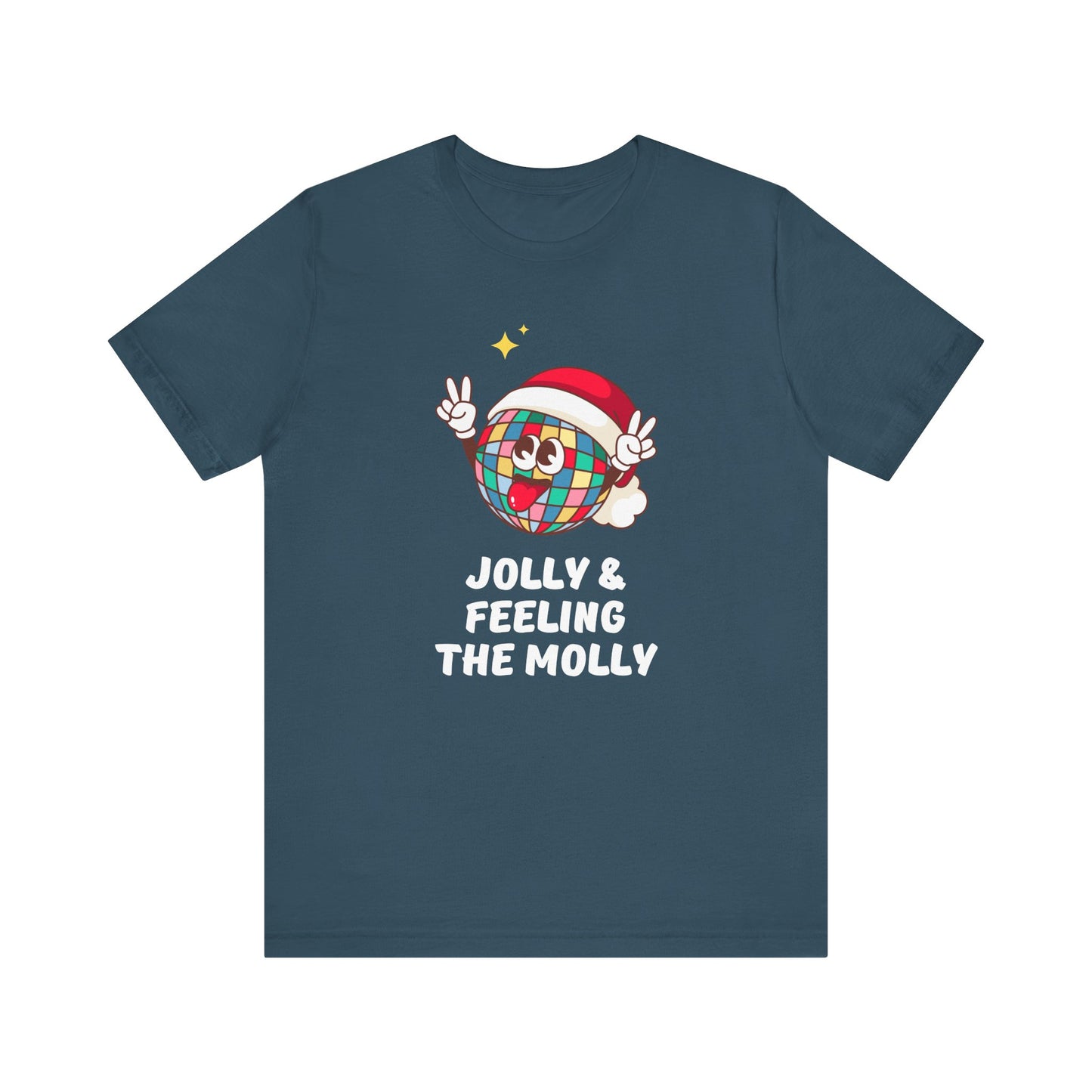 Jolly & Feeling the Molly Disco Shirt - Funny Rave Party Tee - Goateez Style