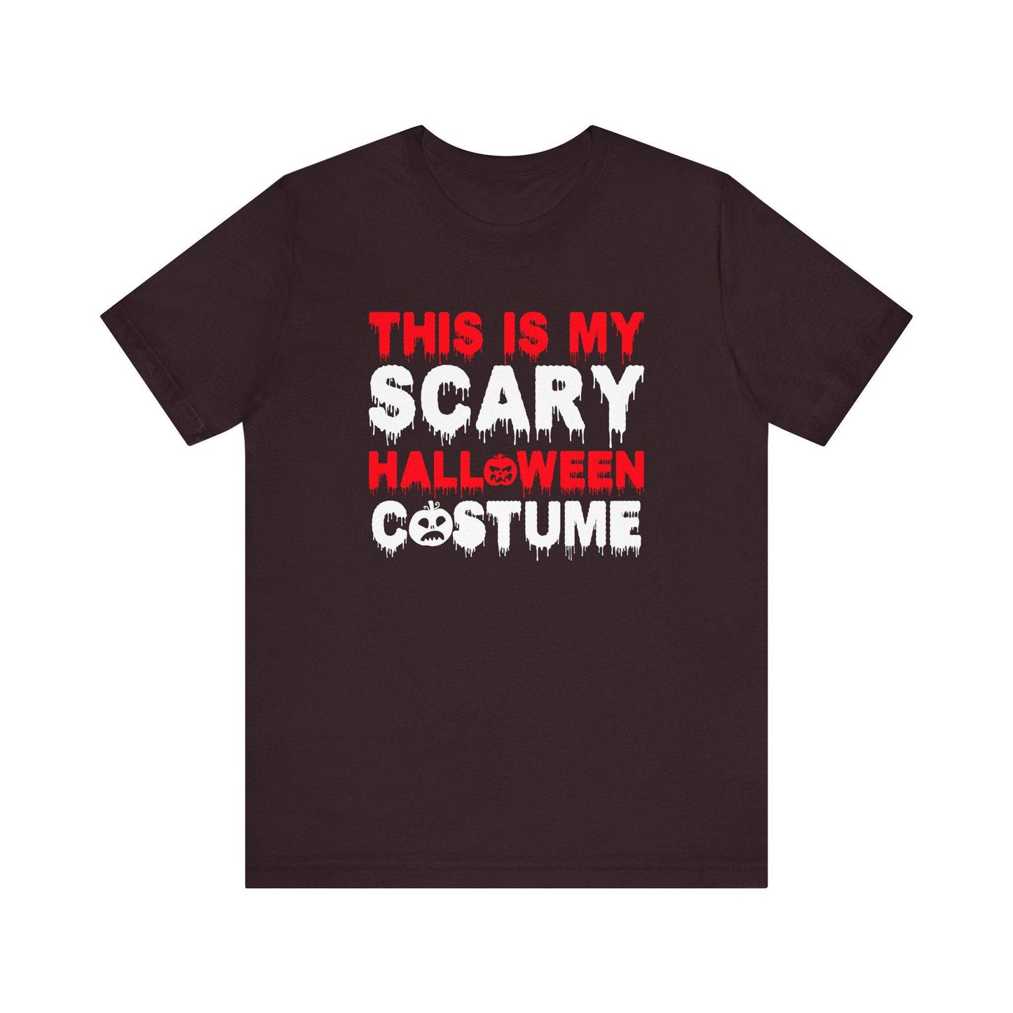 This Is My Scary Halloween Costume T-Shirt - Funny Last-Minute Costume Design - Goateez Style
