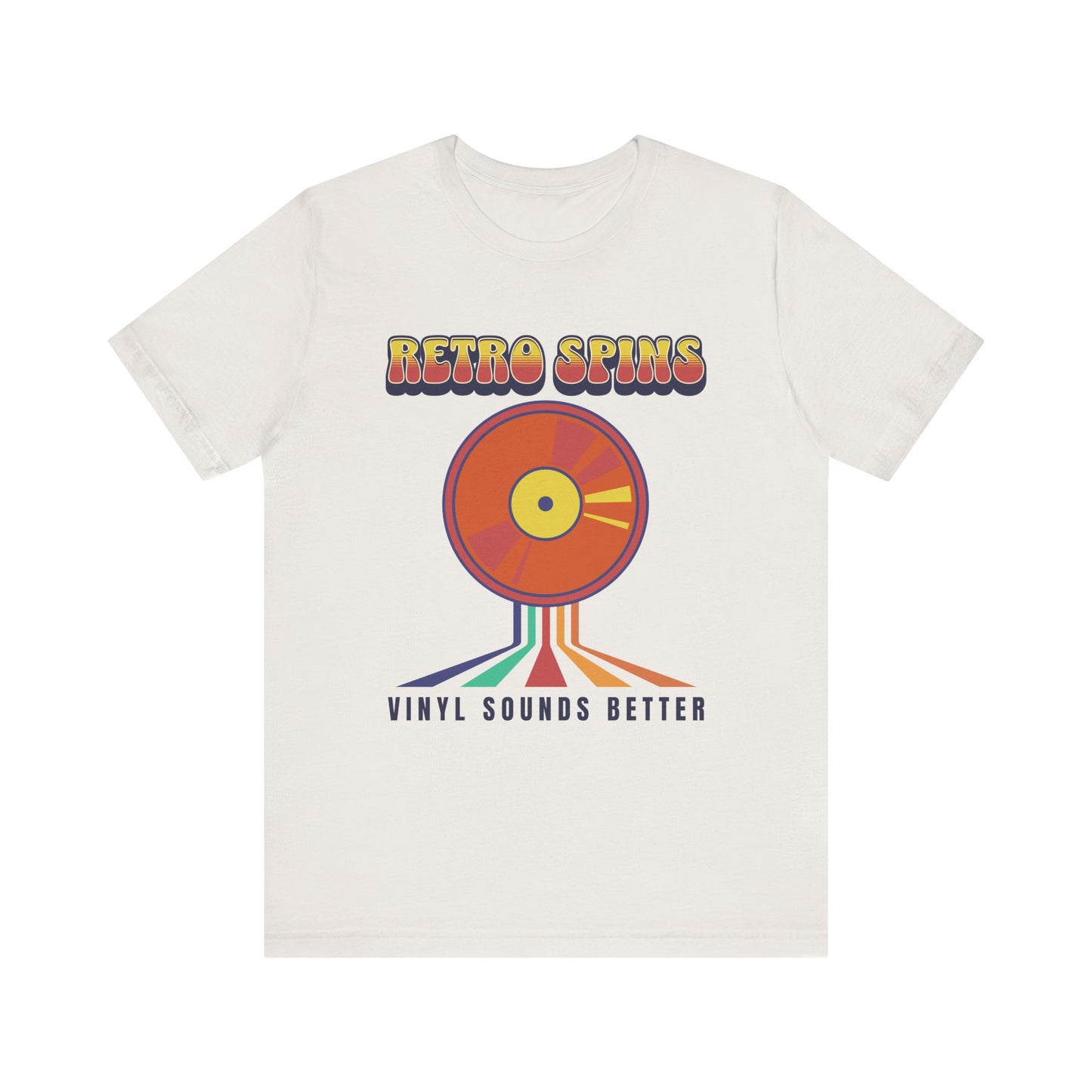 Retro Spins Vinyl T-Shirt - Vintage Music Lover Graphic Tee