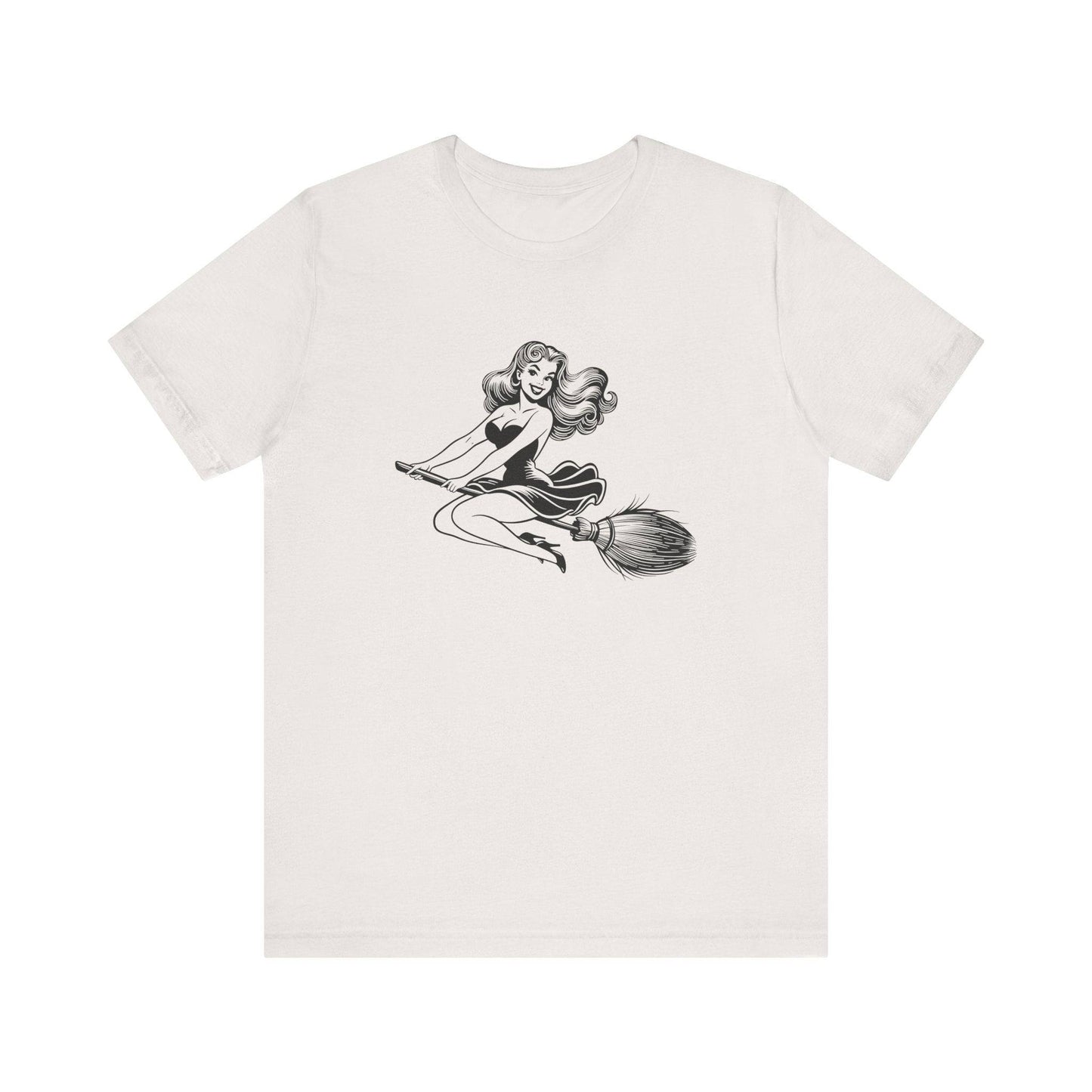 Witch Silhouette Halloween T-Shirt - Goateez Style