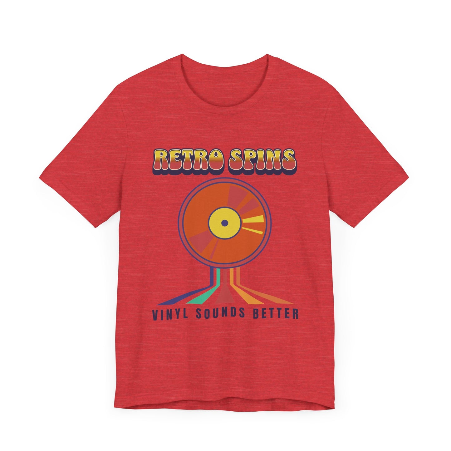 Retro Spins Vinyl T-Shirt - Vintage Music Lover Graphic Tee