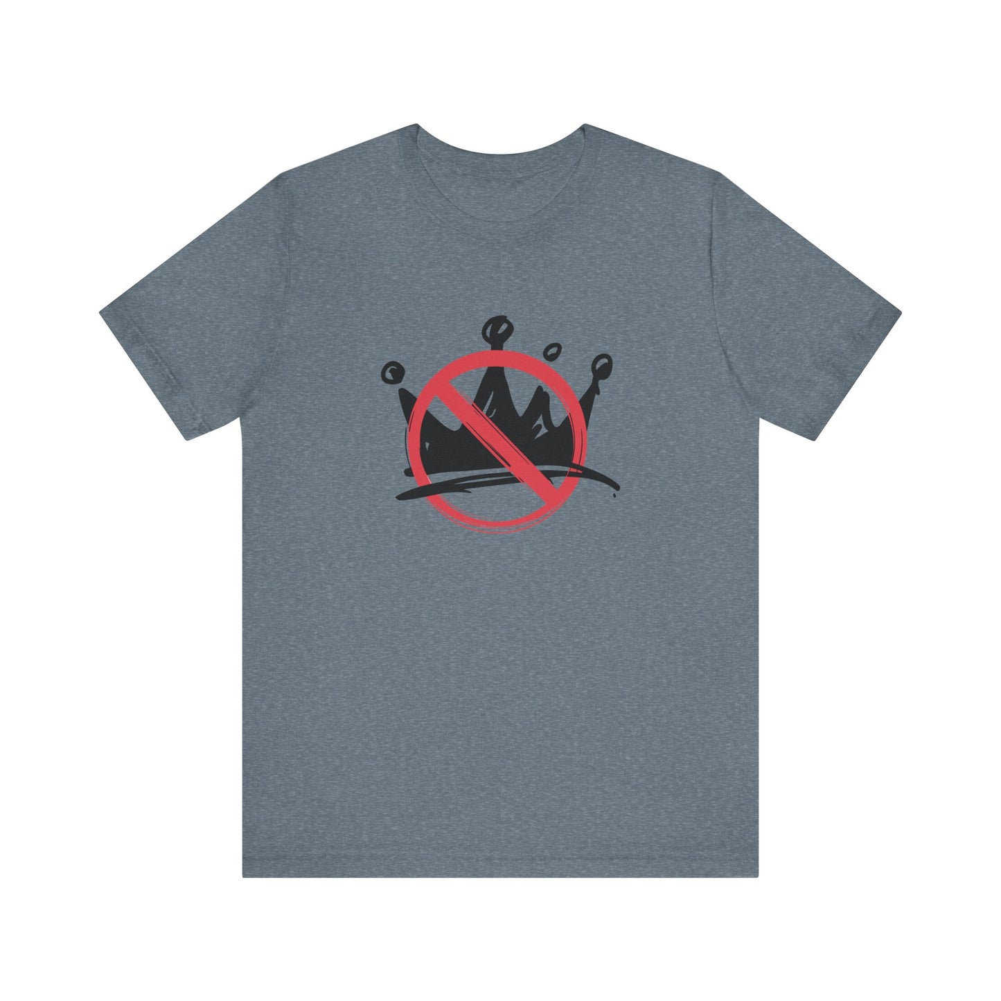 No Kings Shirt - Anti Authoritarian Protest Graphic Tee - Goateez Style