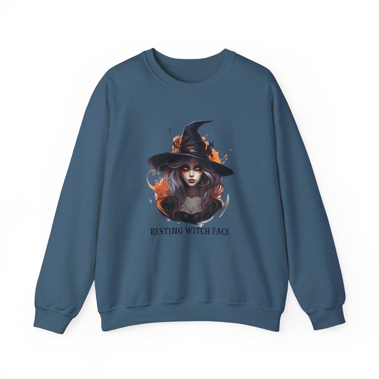 Resting Witch Face Sweatshirt - Fun Halloween Design - Goateez Style