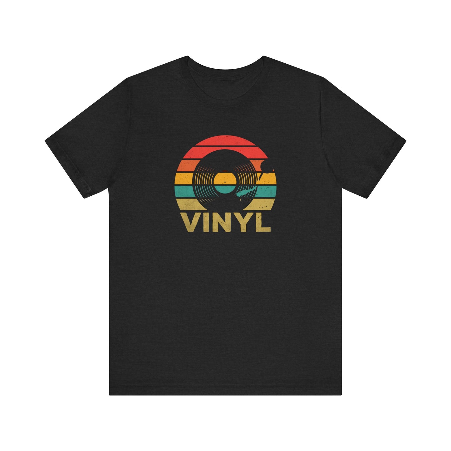 Retro Vinyl Record T-Shirt - Vintage Music Lover Tee