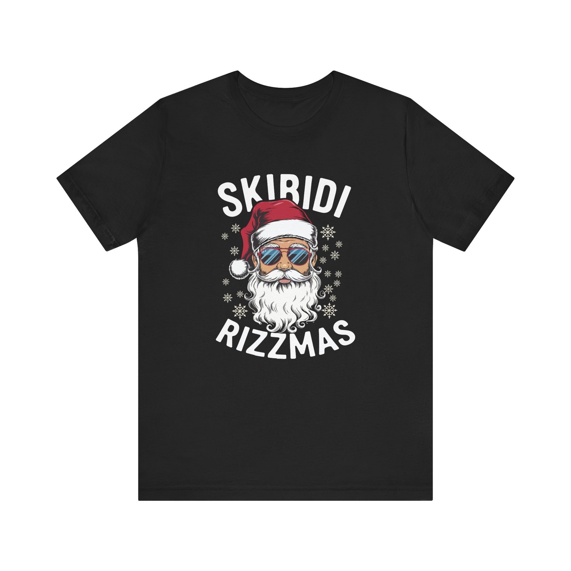Skibidi Rizzmas T-Shirt - Funny Cool Santa Christmas Design - Goateez Style