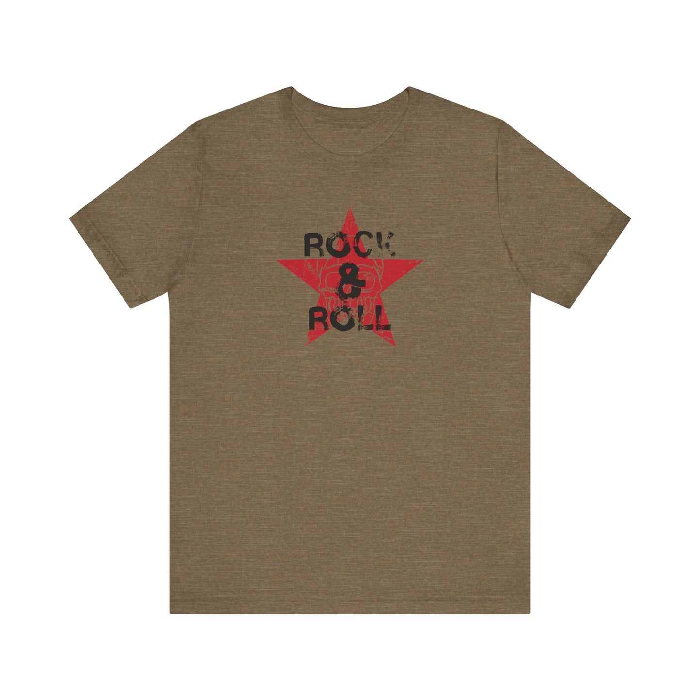 Rock & Roll Skull Star - Vintage Music T-Shirt - Goateez Style