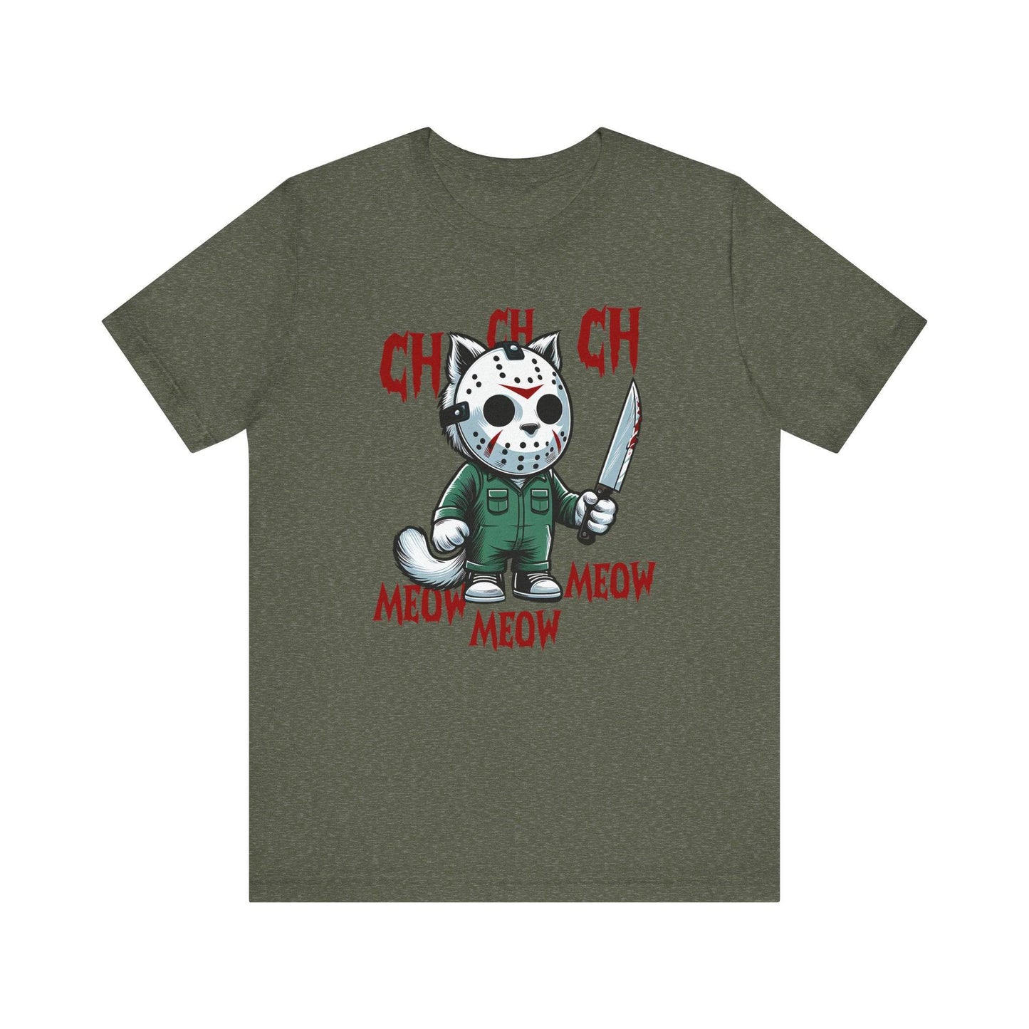 Halloween Cat Horror Movie Inspired T-Shirt - Goateez Style