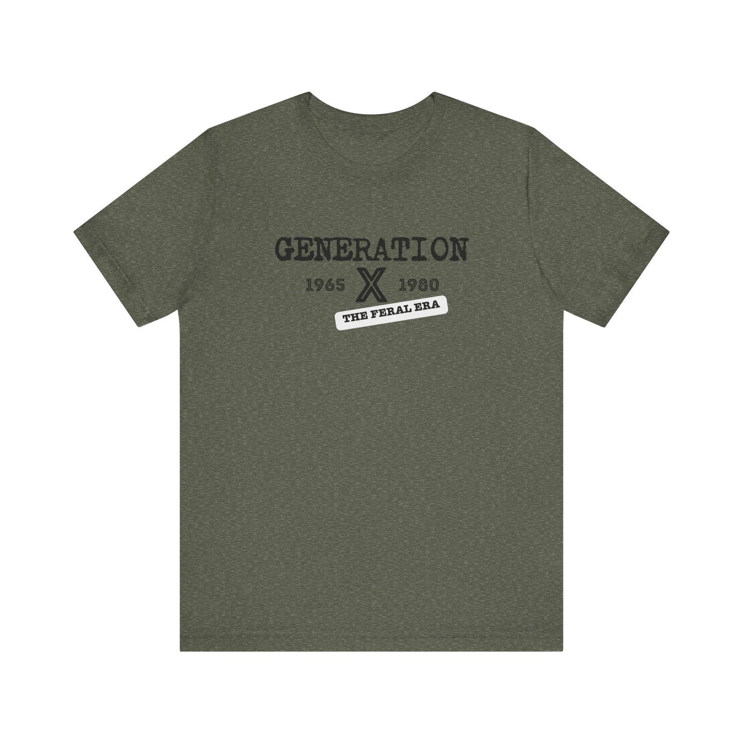 Generation X 1965-1980 The Feral Era T-Shirt - Nostalgic Retro Design - Goateez Style