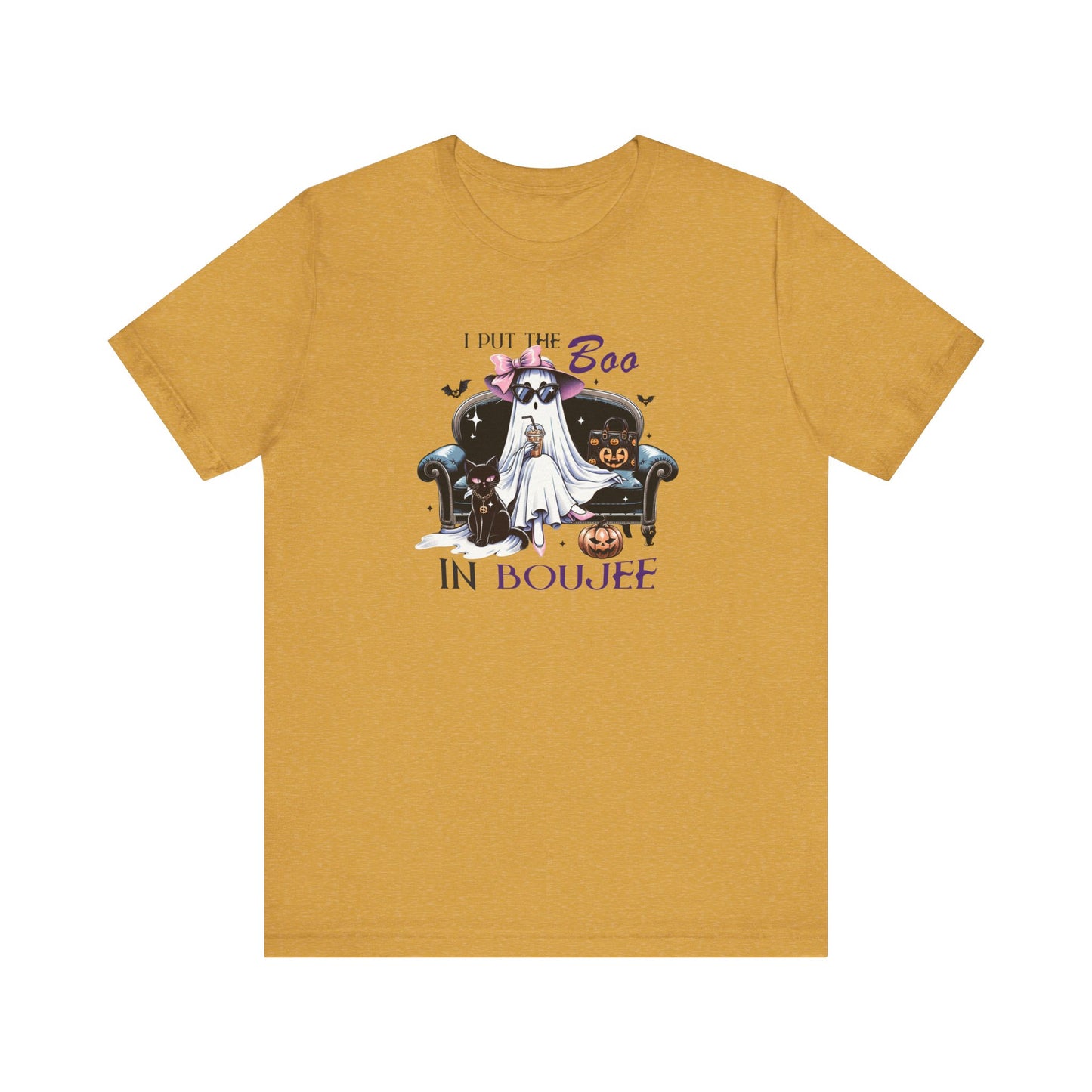 Boujee Ghost Halloween Shirt - I Put the Boo in Boujee Tee