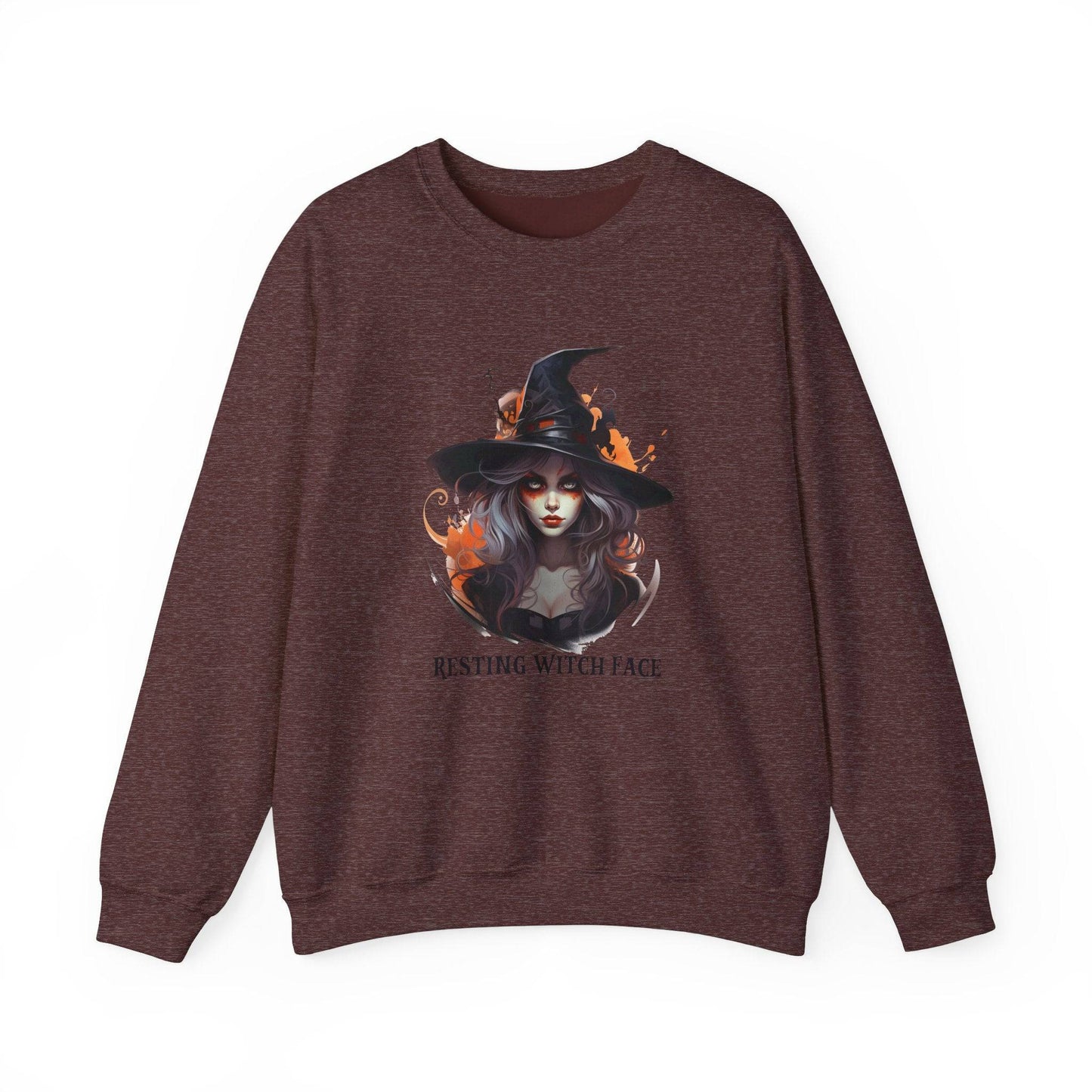 Resting Witch Face Sweatshirt - Fun Halloween Design - Goateez Style