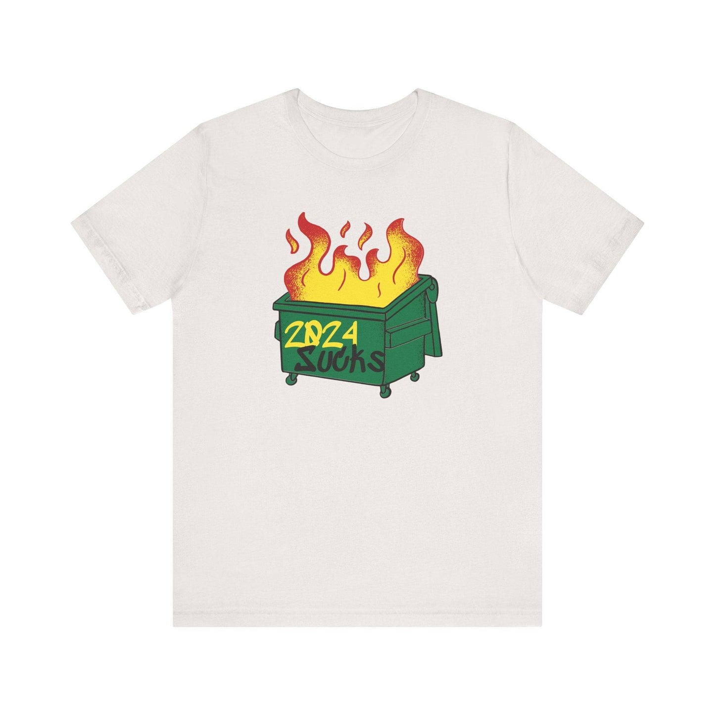 2024 Sucks Dumpster Fire Funny Tee - Goateez Style