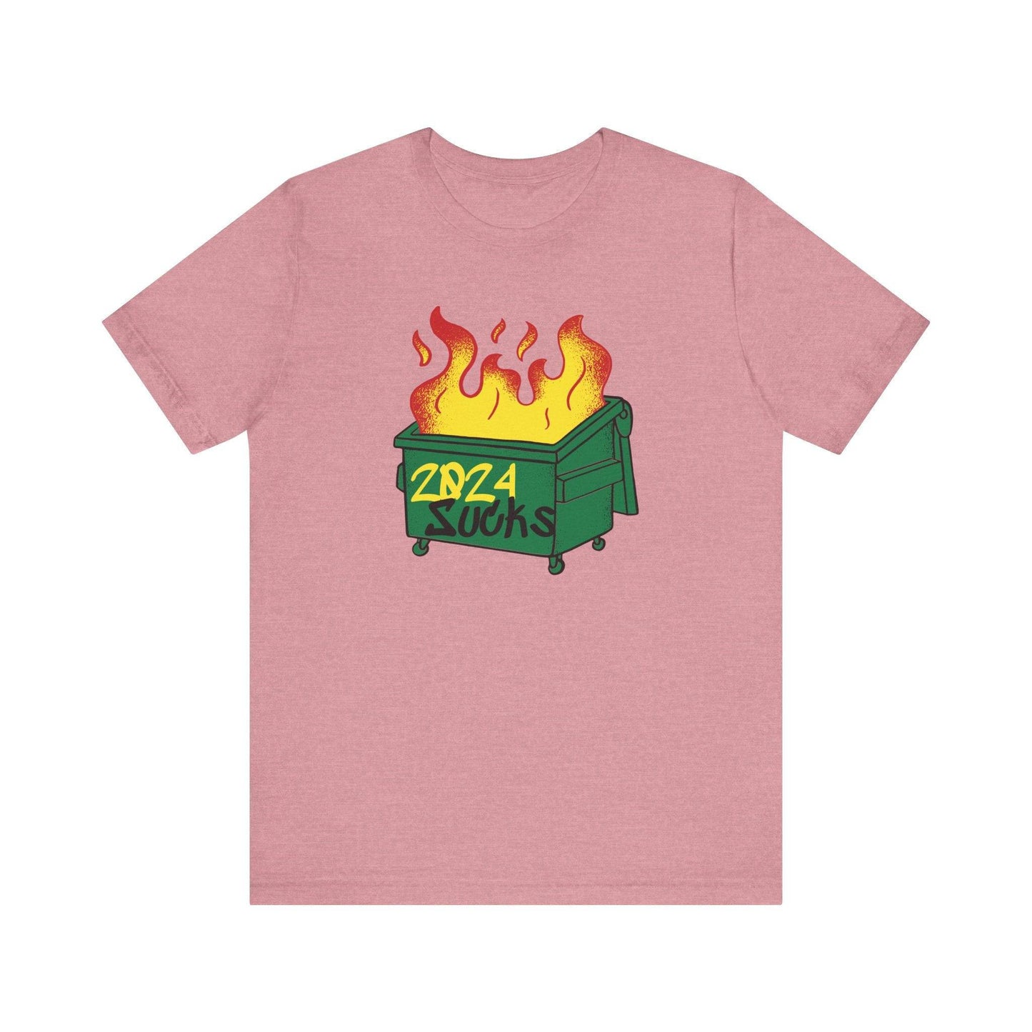 2024 Sucks Dumpster Fire Funny Tee - Goateez Style