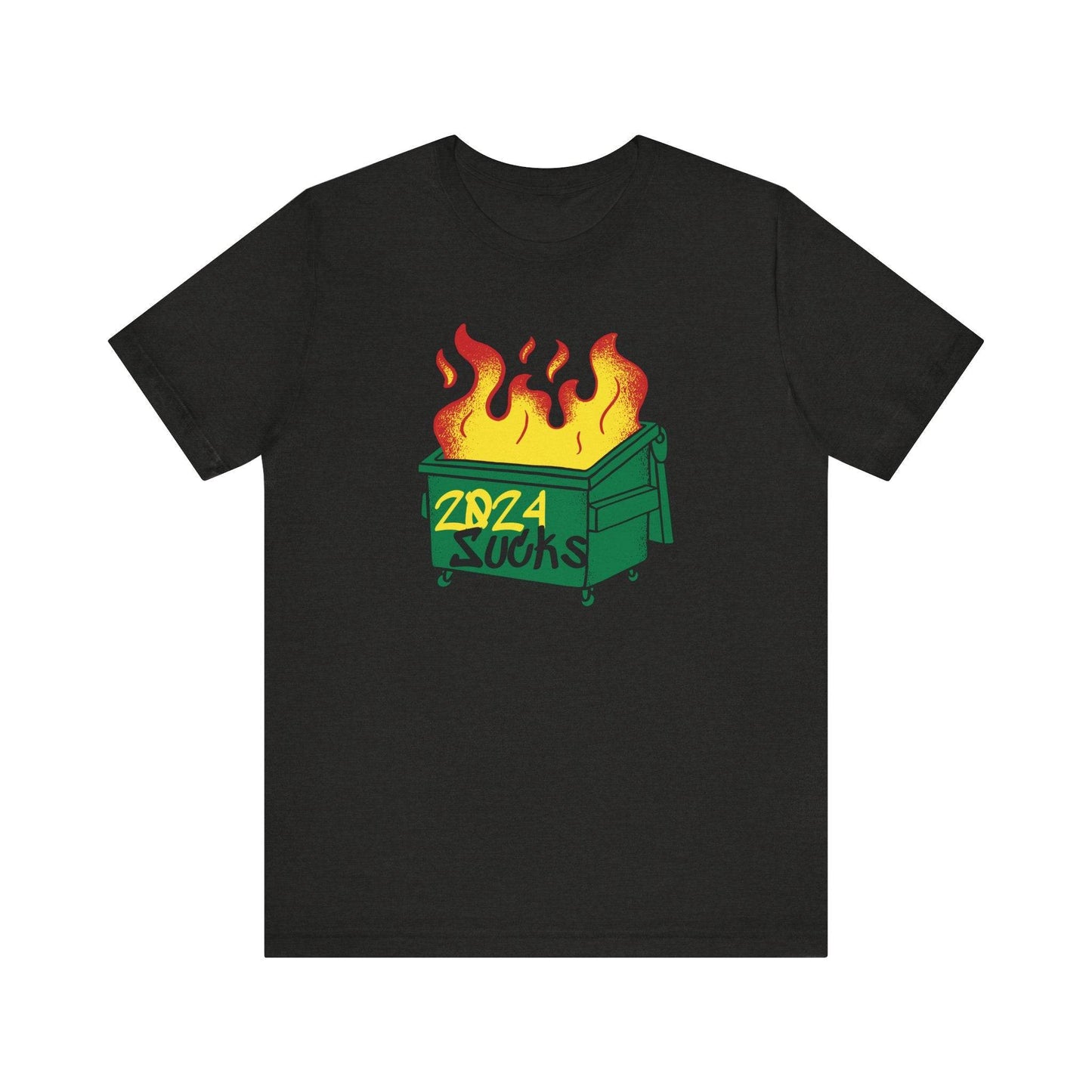 2024 Sucks Dumpster Fire Funny Tee - Goateez Style