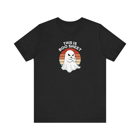 This Is Boo Sheet Shirt, Funny Retro Halloween Ghost Tee