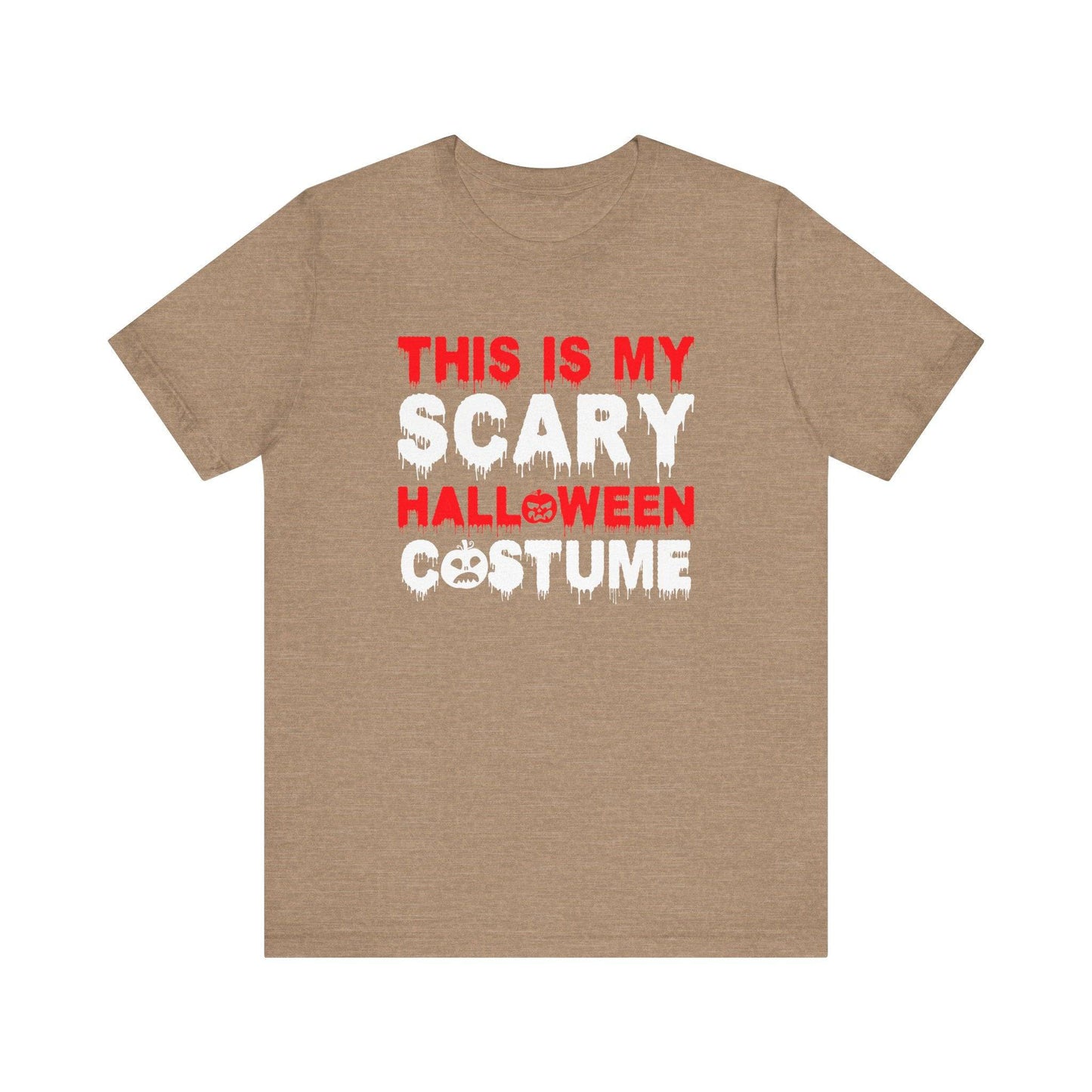 This Is My Scary Halloween Costume T-Shirt - Funny Last-Minute Costume Design - Goateez Style